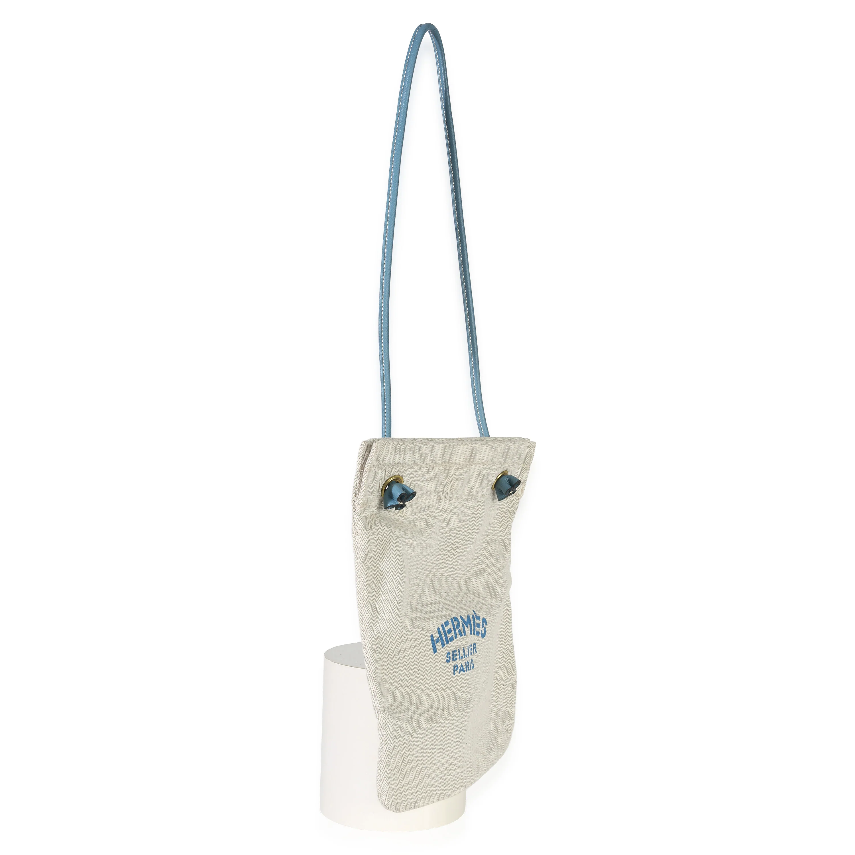 Bleu Jean Epsom Ecru Toile Aline Grooming PM - Image 3