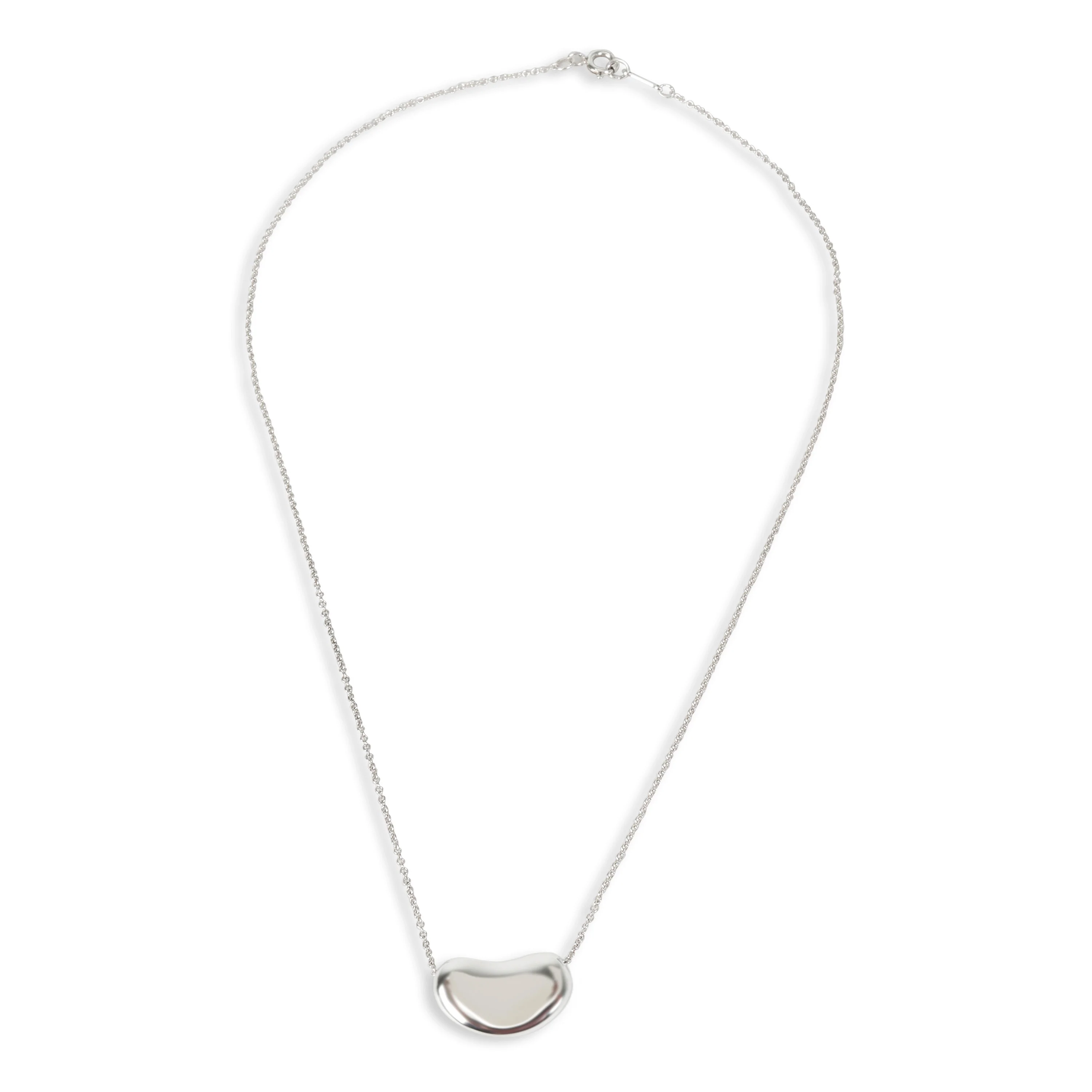 Sterling Silver  Elsa Peretti Bean Pendant - Image 2