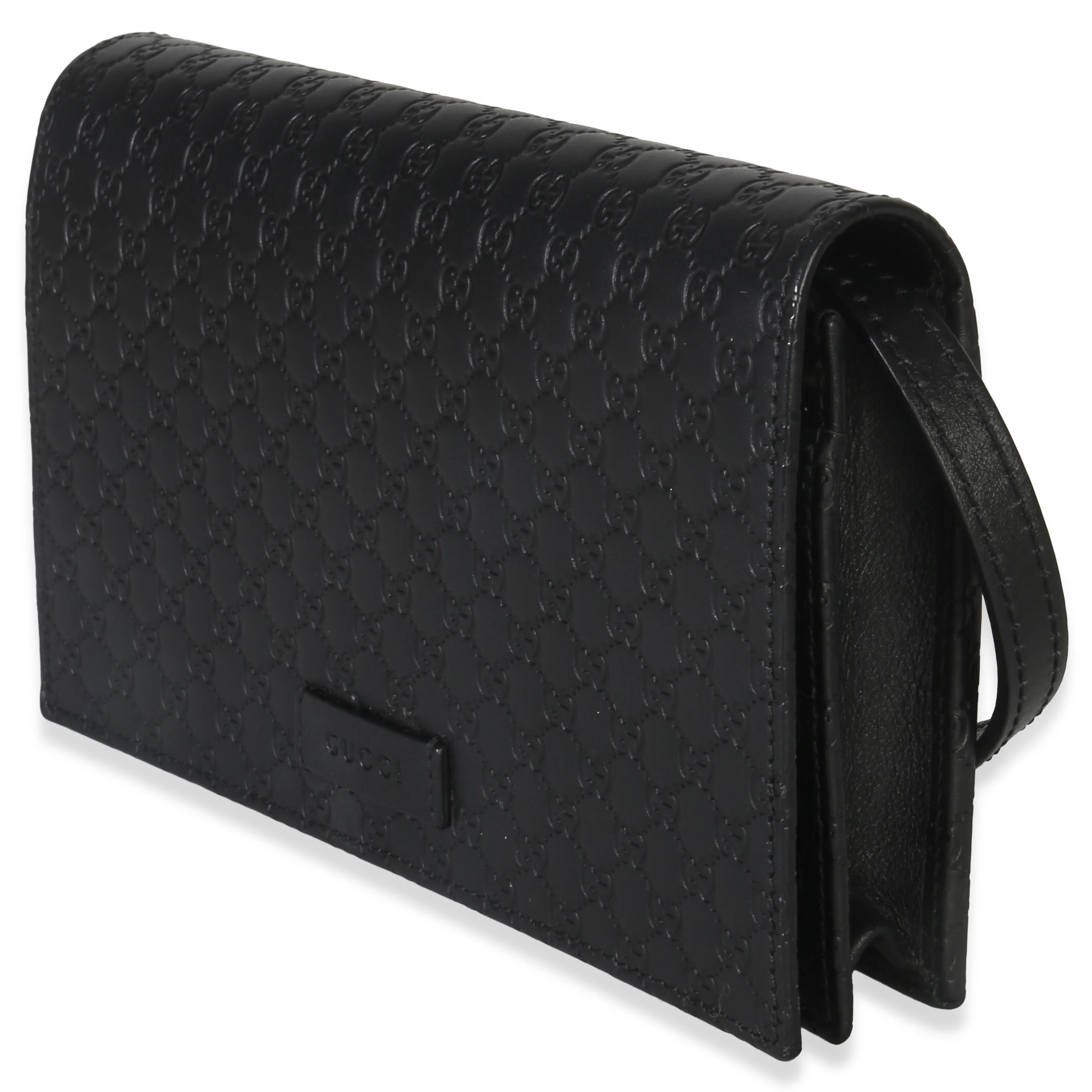 Black Microguccissima Crossbody Wallet - Image 2