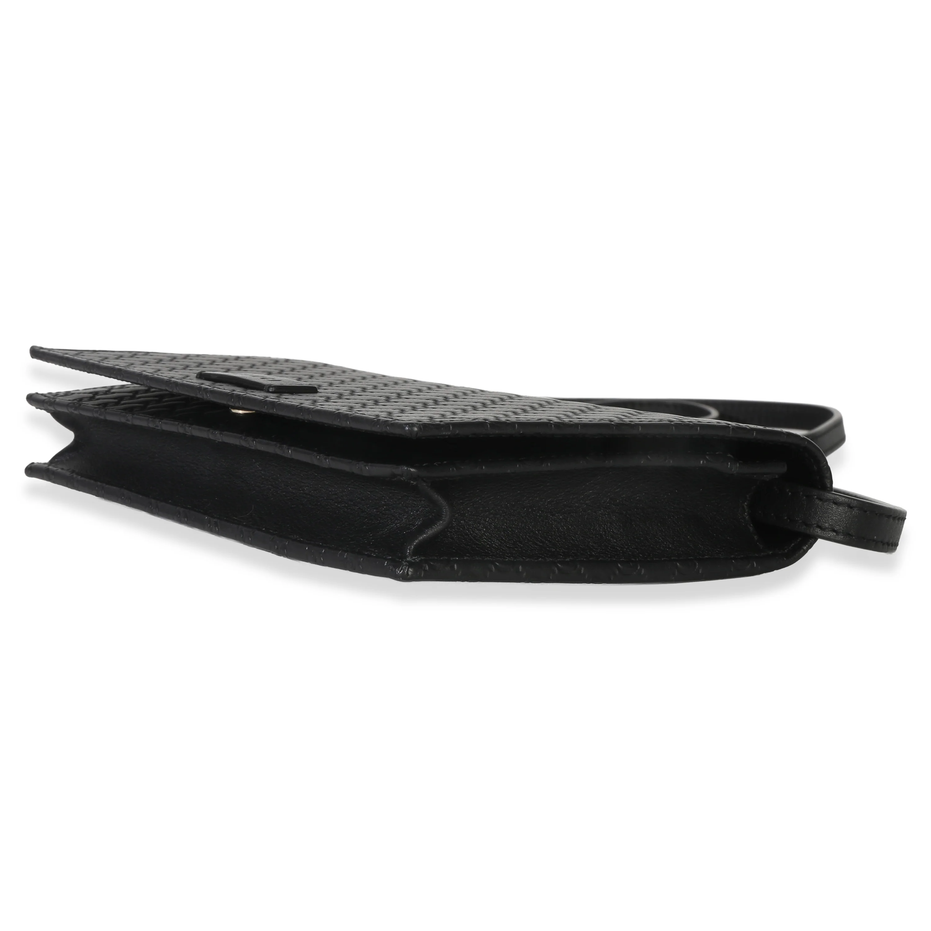 Black Microguccissima Crossbody Wallet - Image 5
