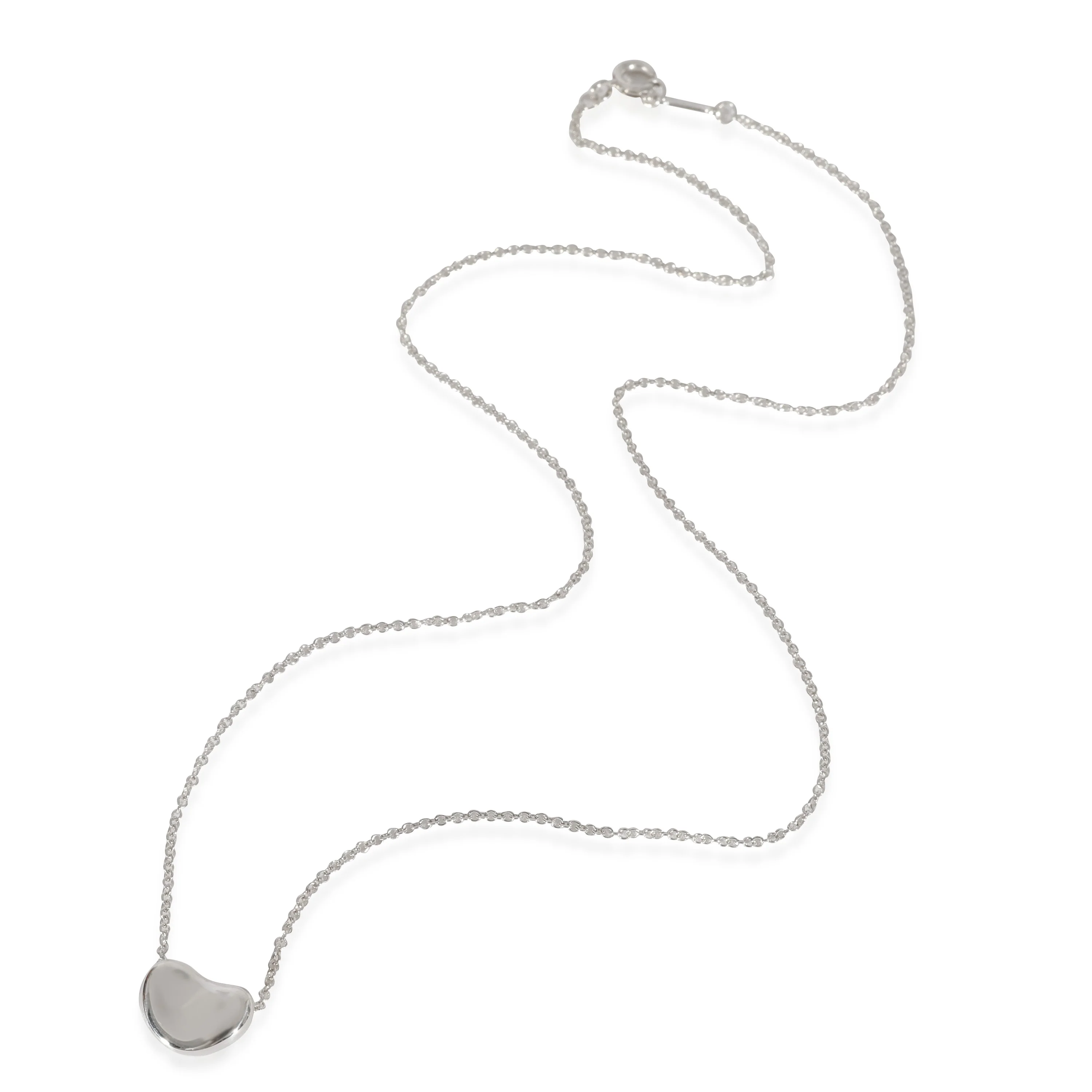 Sterling Silver  Elsa Peretti Bean Pendant - Image 2