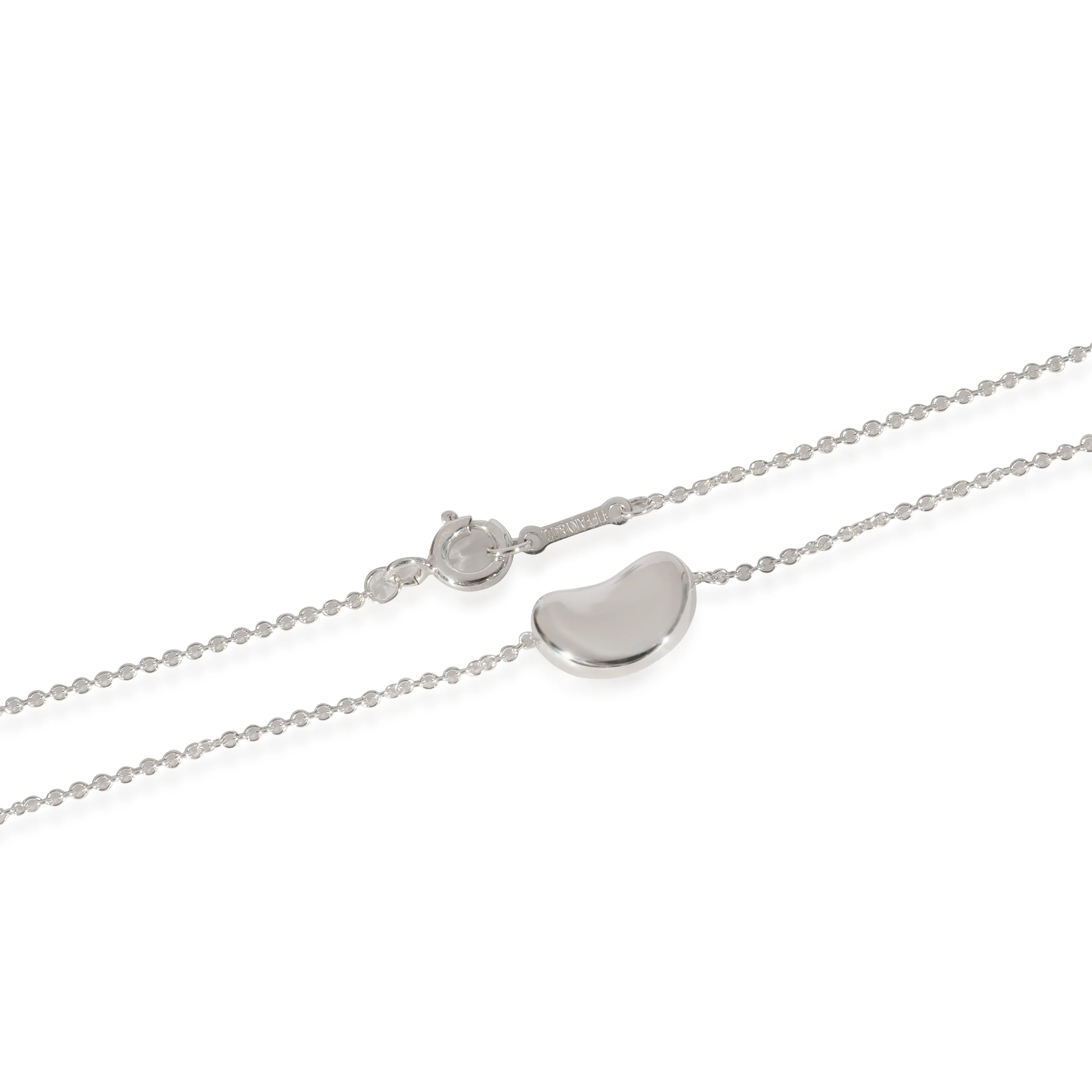 Sterling Silver  Elsa Peretti Bean Pendant - Image 3