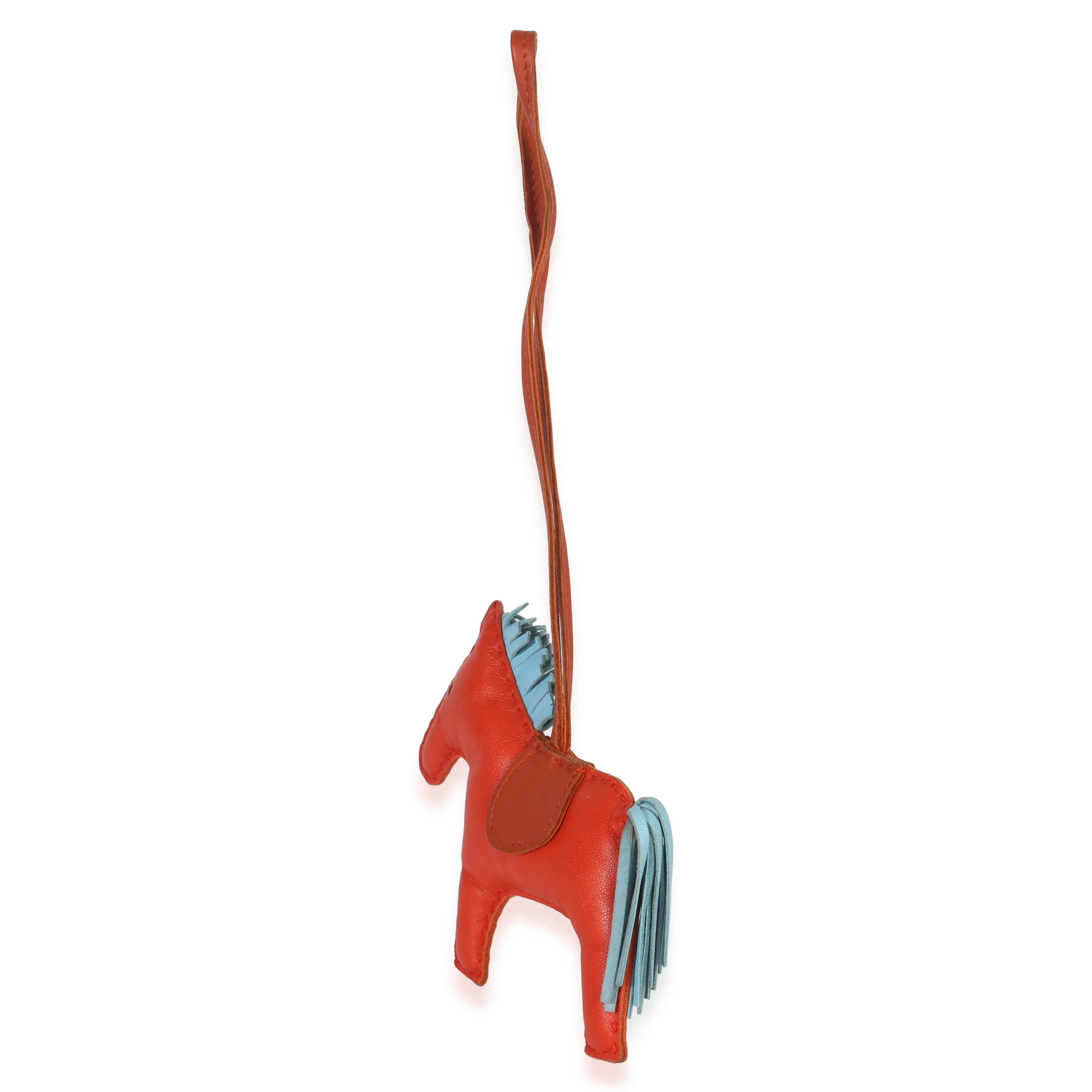 Capucine Celeste Cornaline Milo Lambskin Grigri Rodeo MM - Image 2