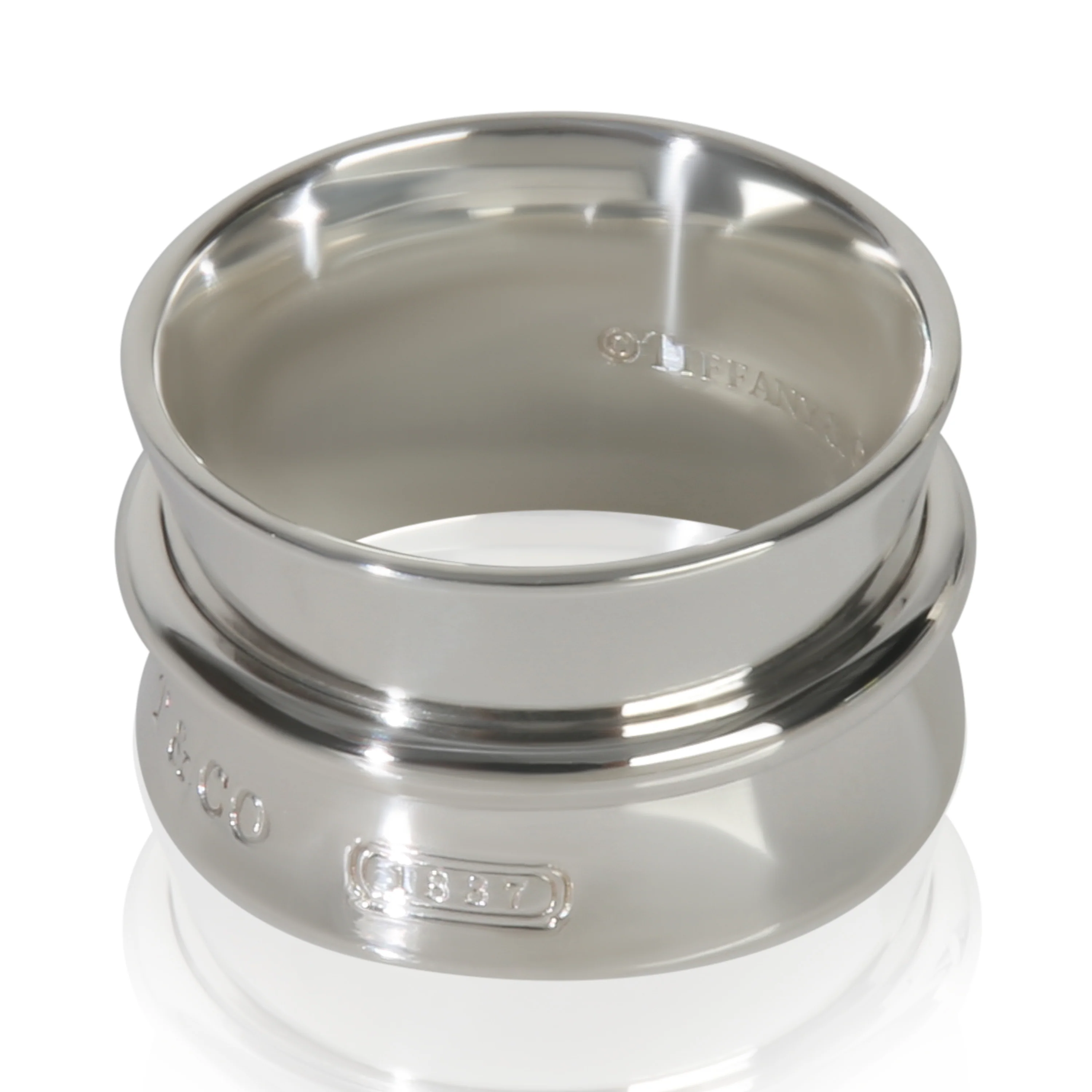 Sterling Silver  1837 Wide Ring - Image 2