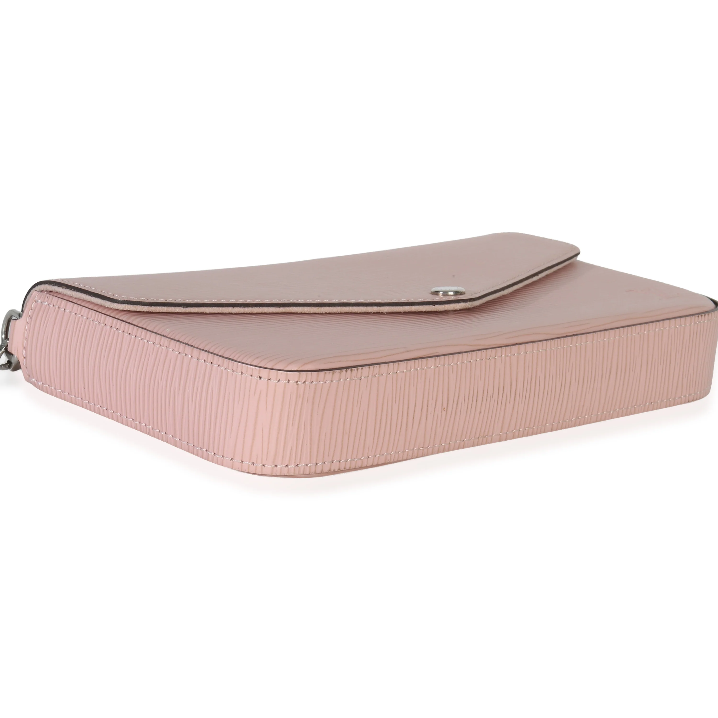 Rose Ballerine Epi Leather Félicie Pochette - Image 6