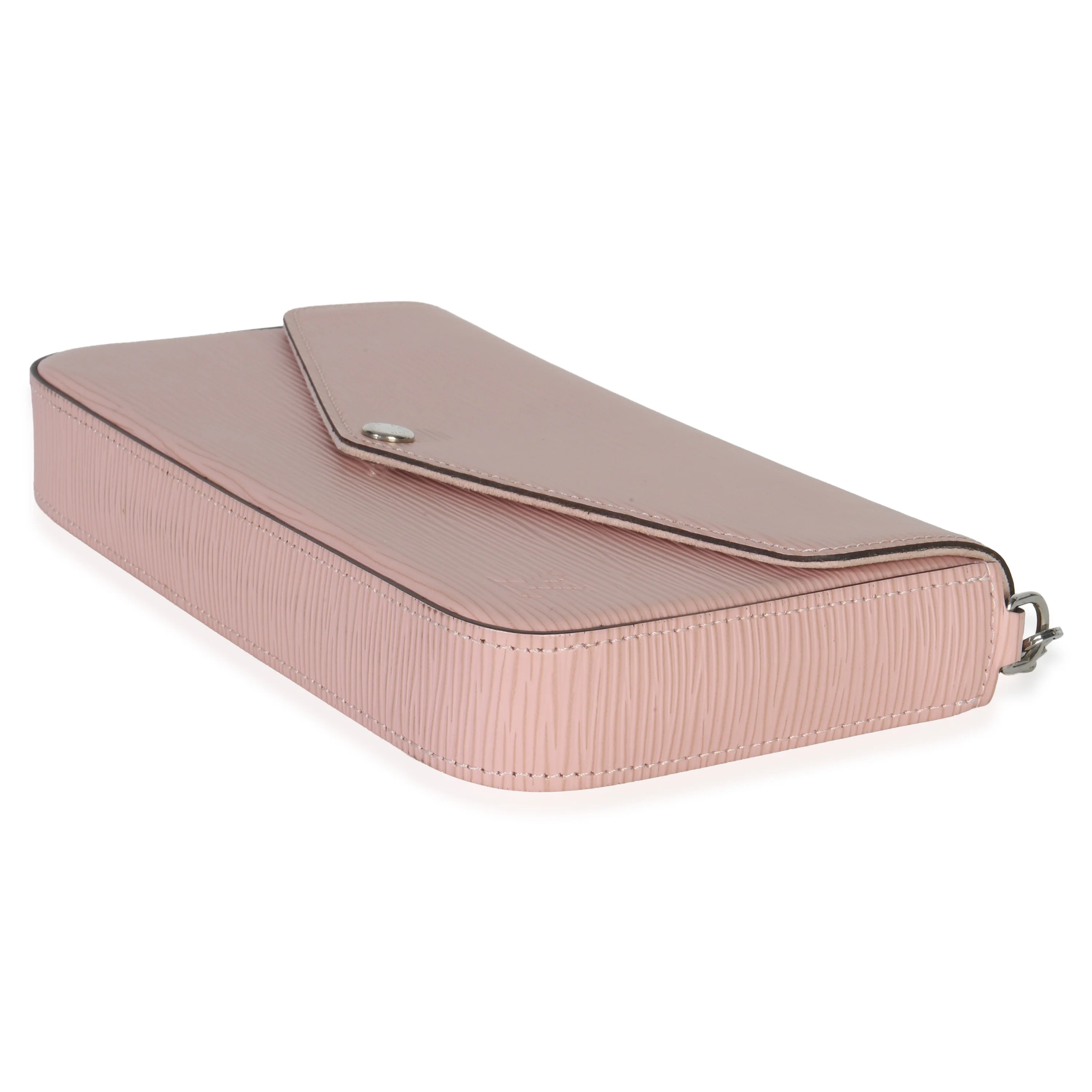Rose Ballerine Epi Leather Félicie Pochette - Image 7