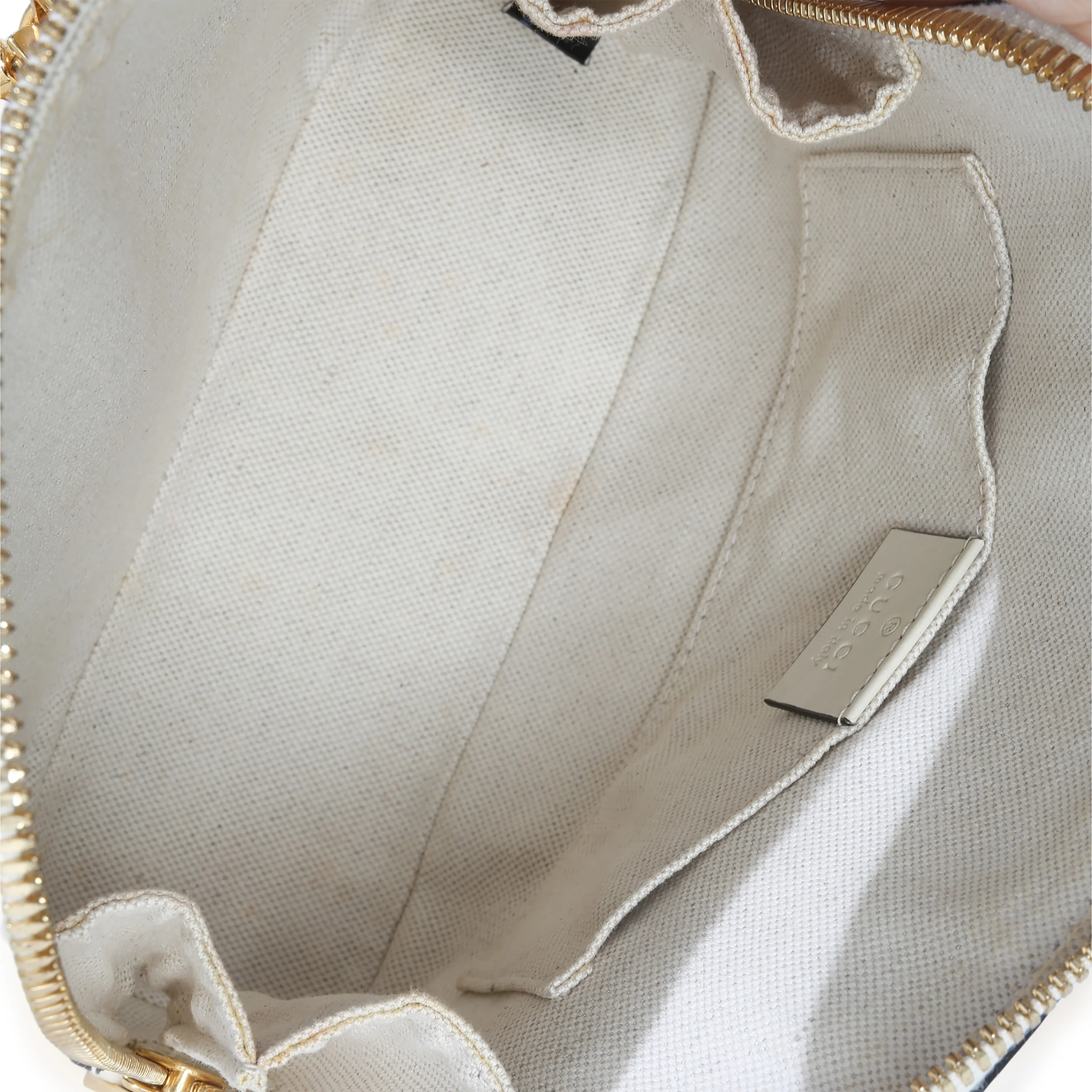 White Smooth Leather Small 1955 Horsebit Top Handle Bag - Image 9