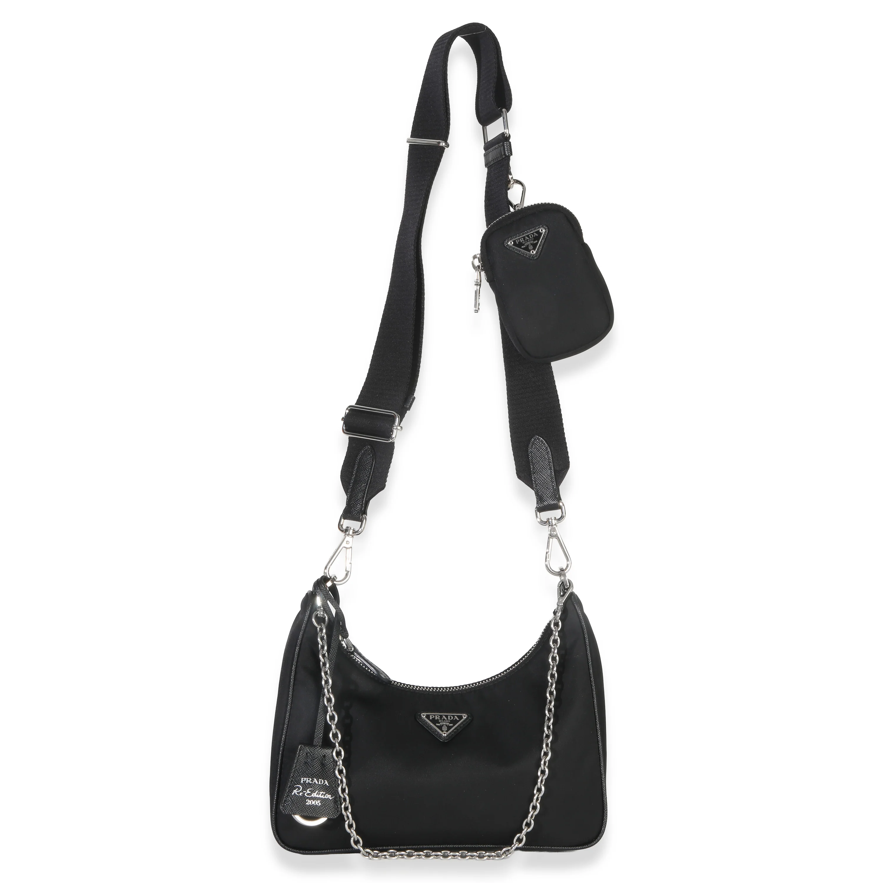 Black Re-Nylon Re-Edition 2005 Bag - Image 8