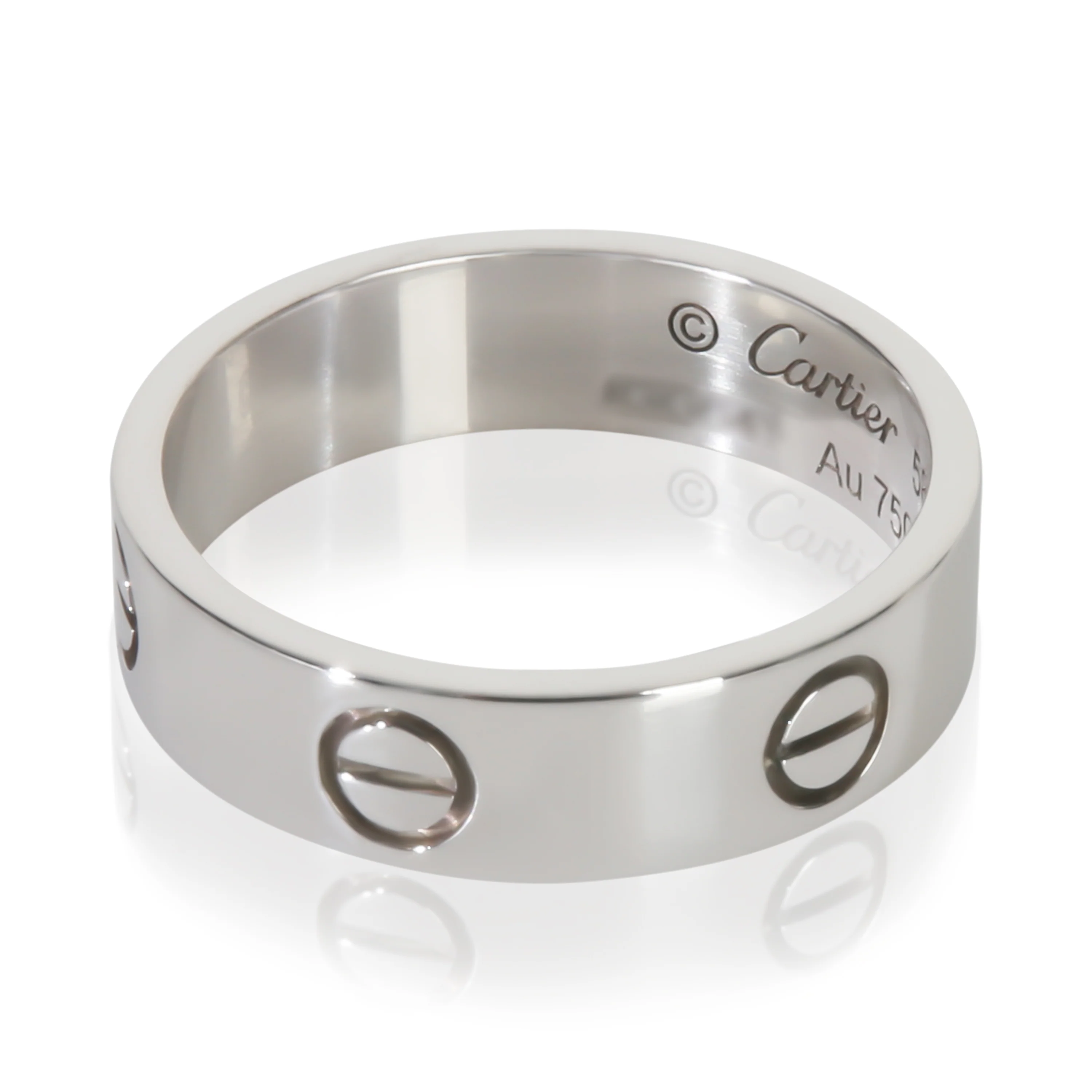 White Gold Love Ring - Image 2