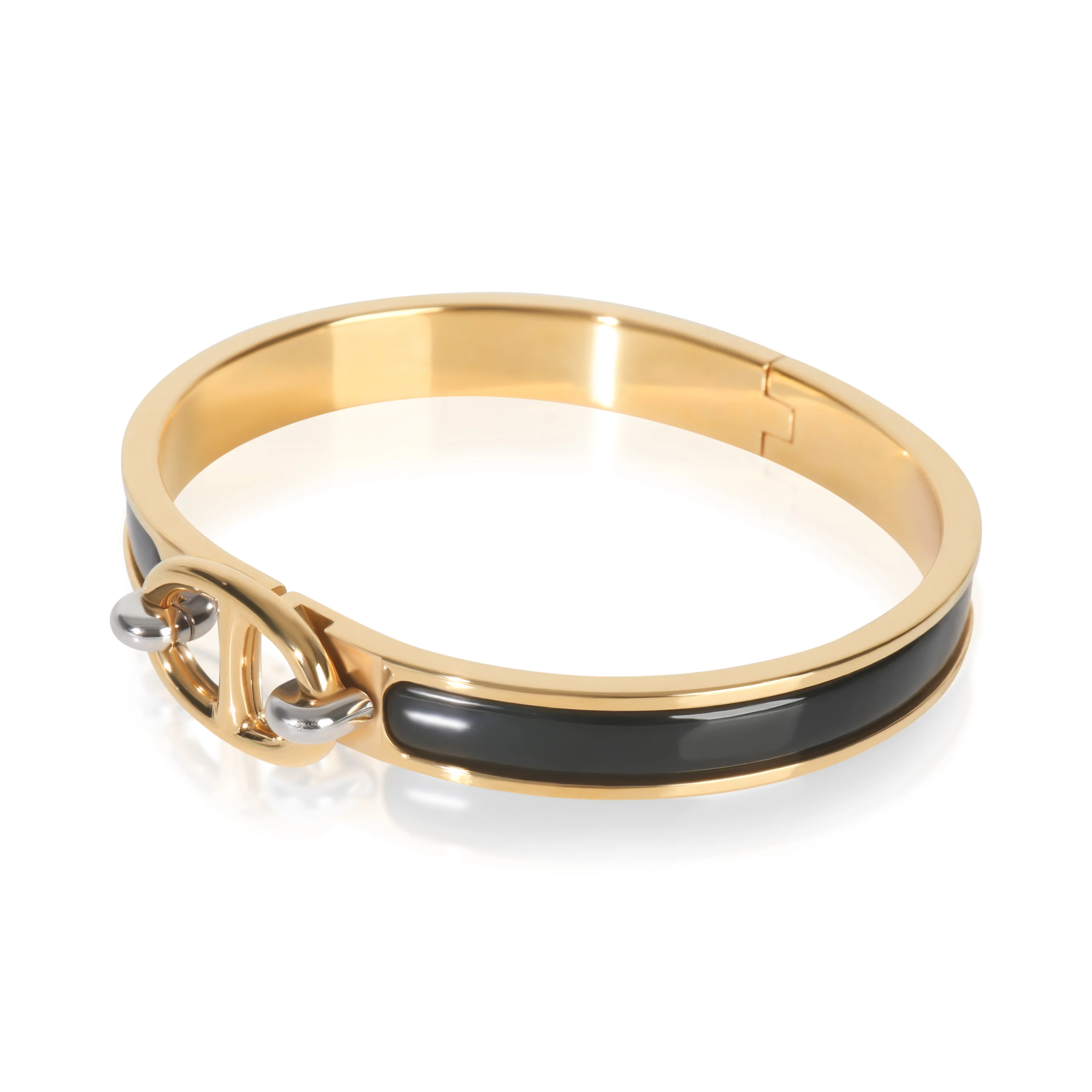 Gold-Plated  Mini Clic Chaine d'Ancre Bracelet - Image 2