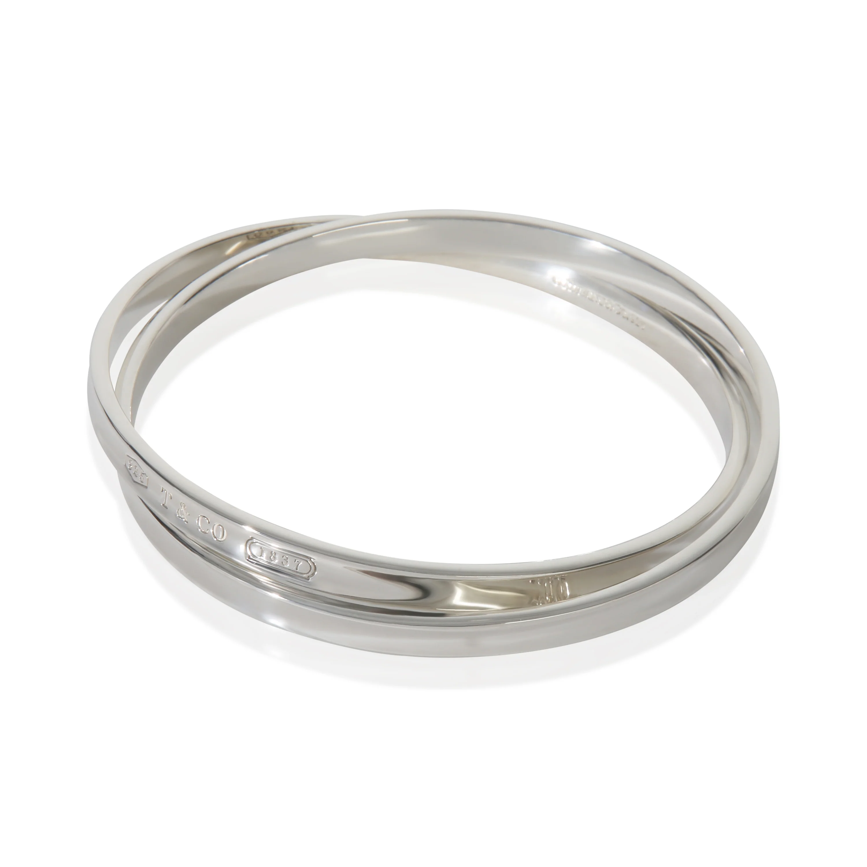 Sterling Silver  1837 Interlocking Bracelet - Image 2