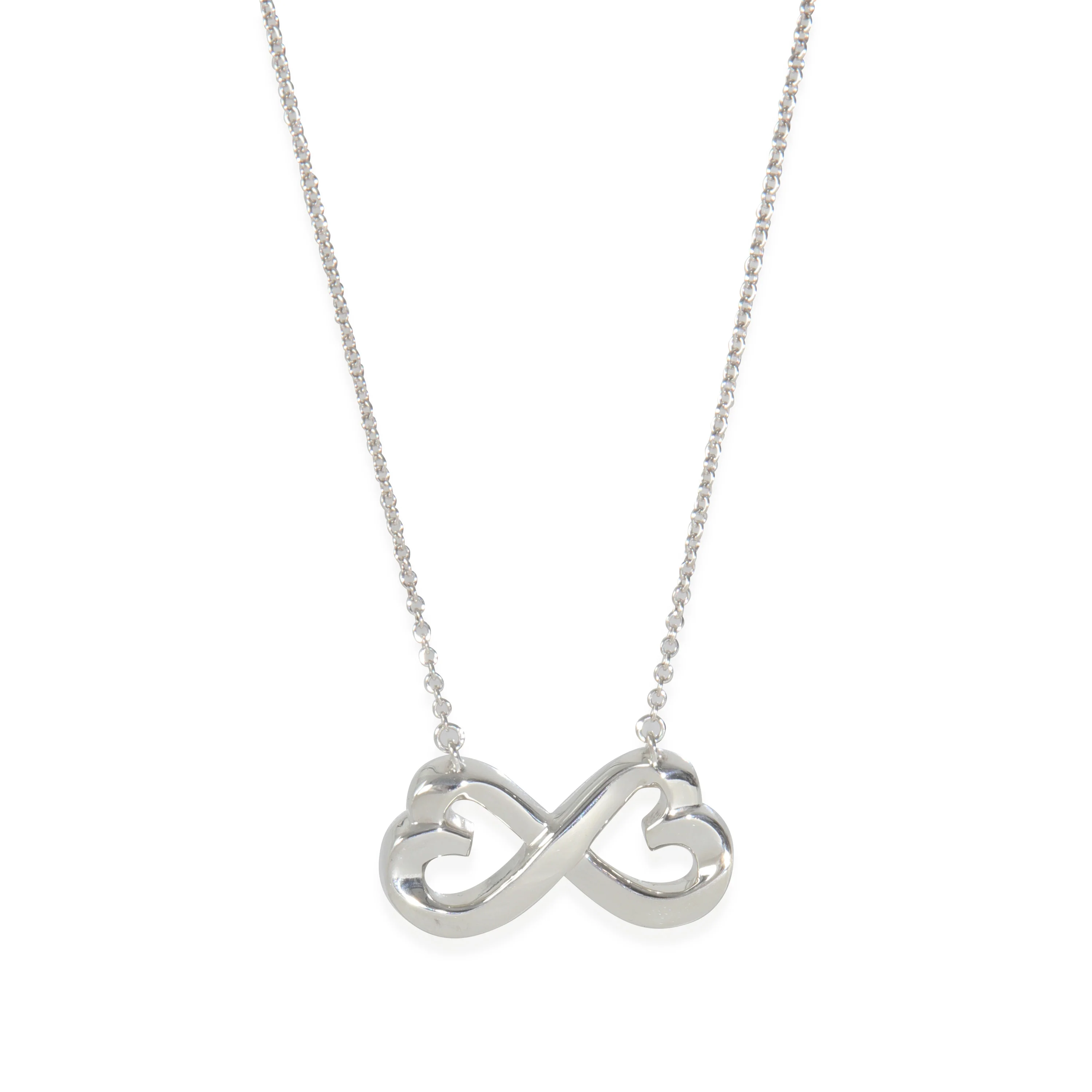 Sterling Silver  Paloma Picasso Double Loving Heart Pendant