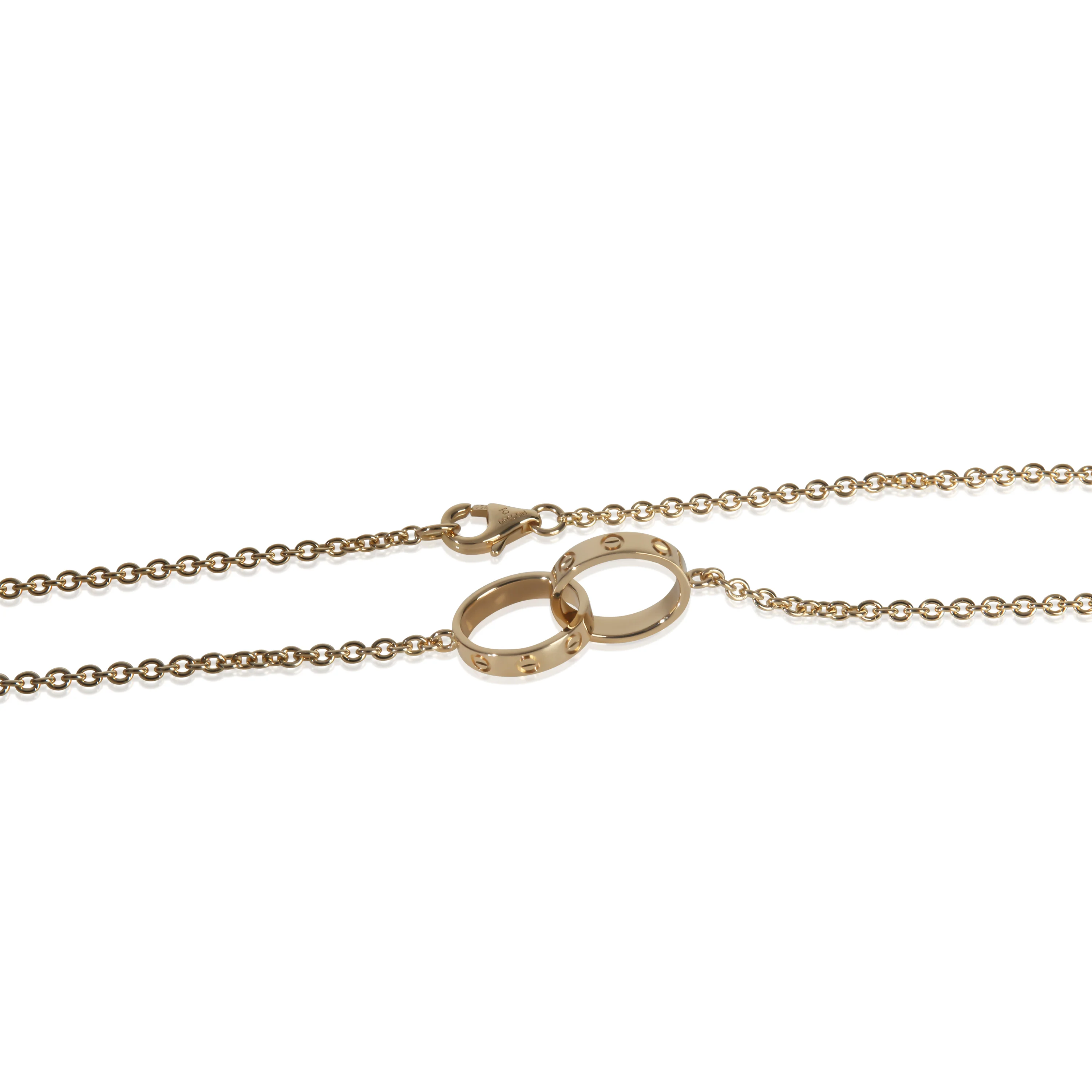 Yellow Gold  Love Necklace - Image 3