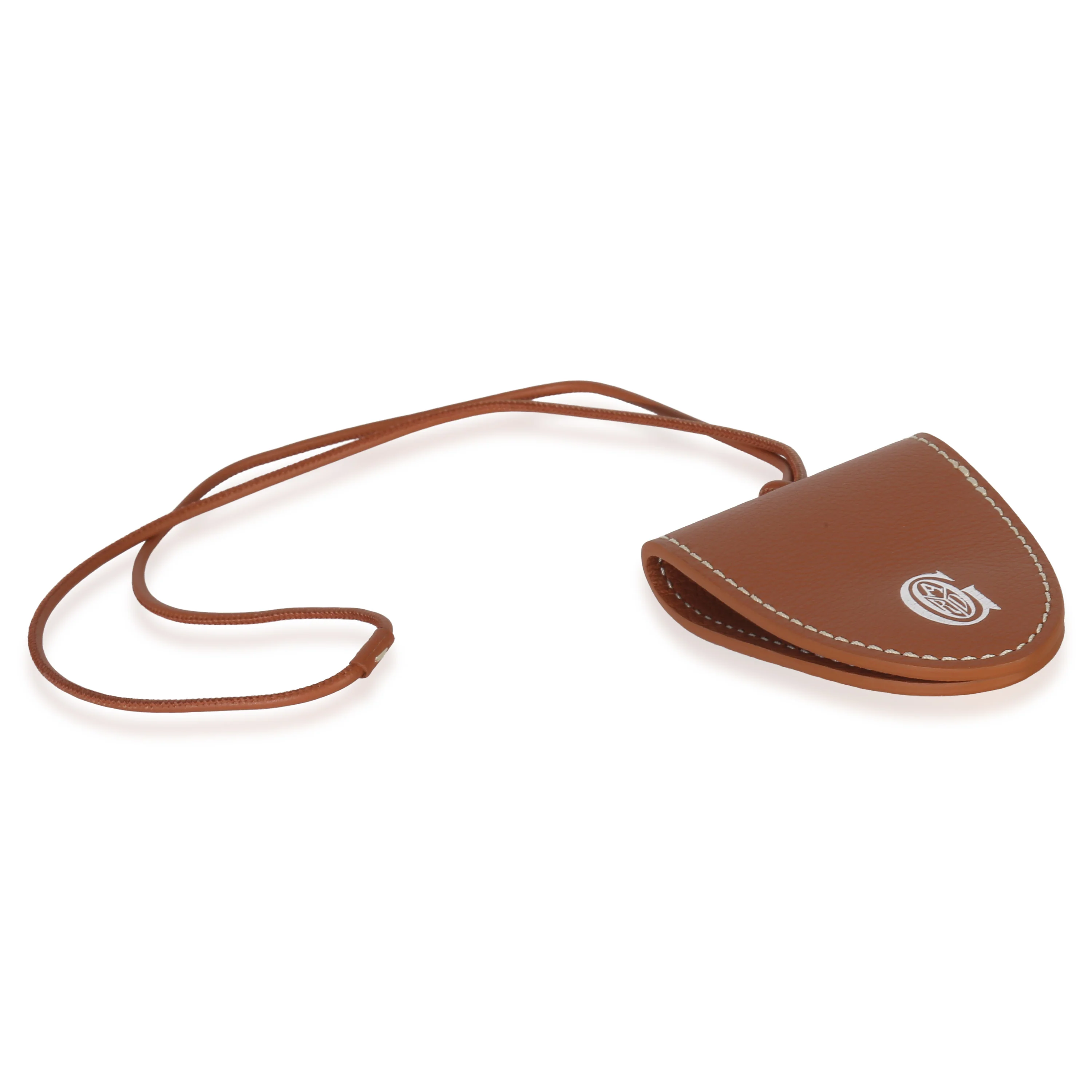 Brown Calfskin Bag Clip - Image 5