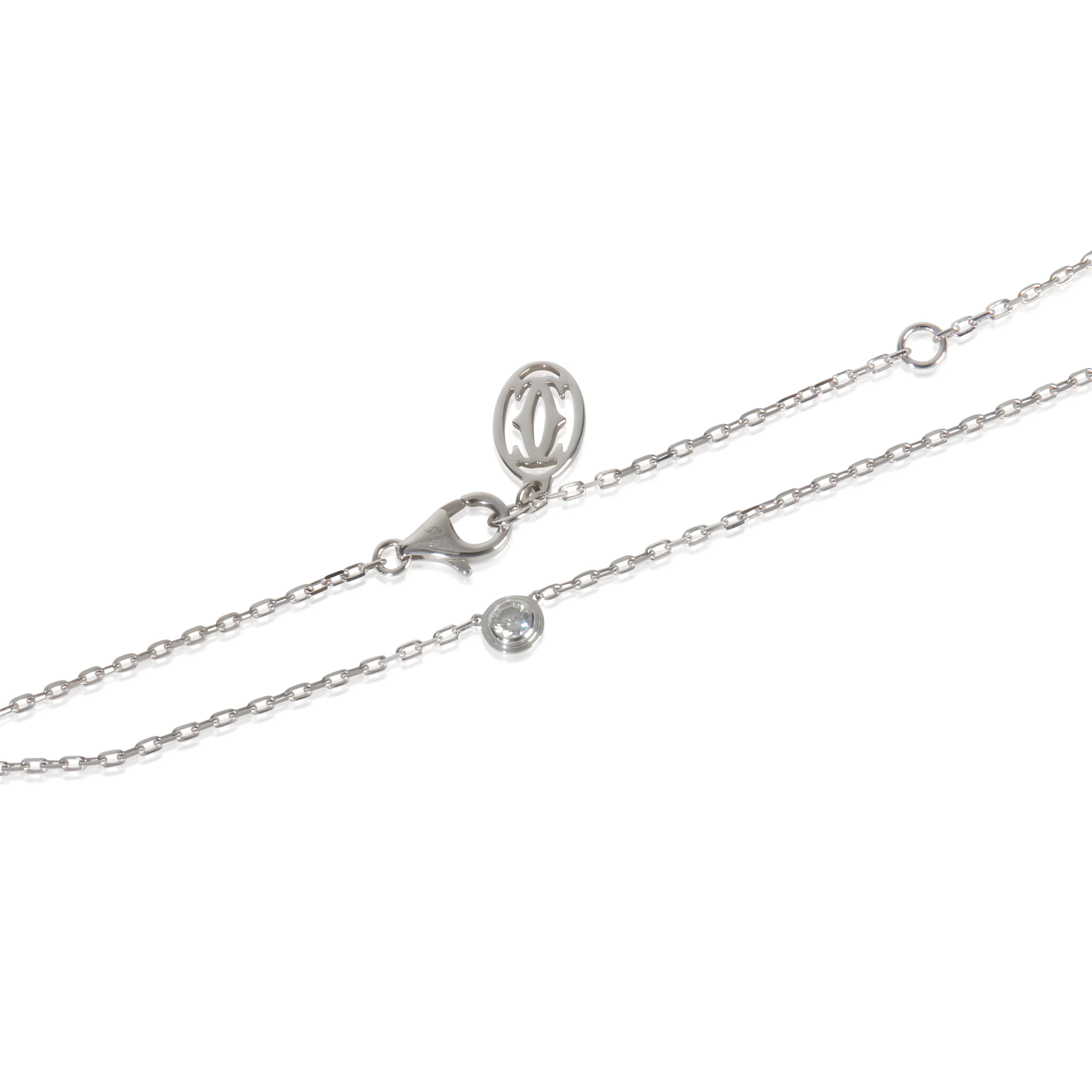 White Gold Diamond Small Model Damour Pendant - Image 2