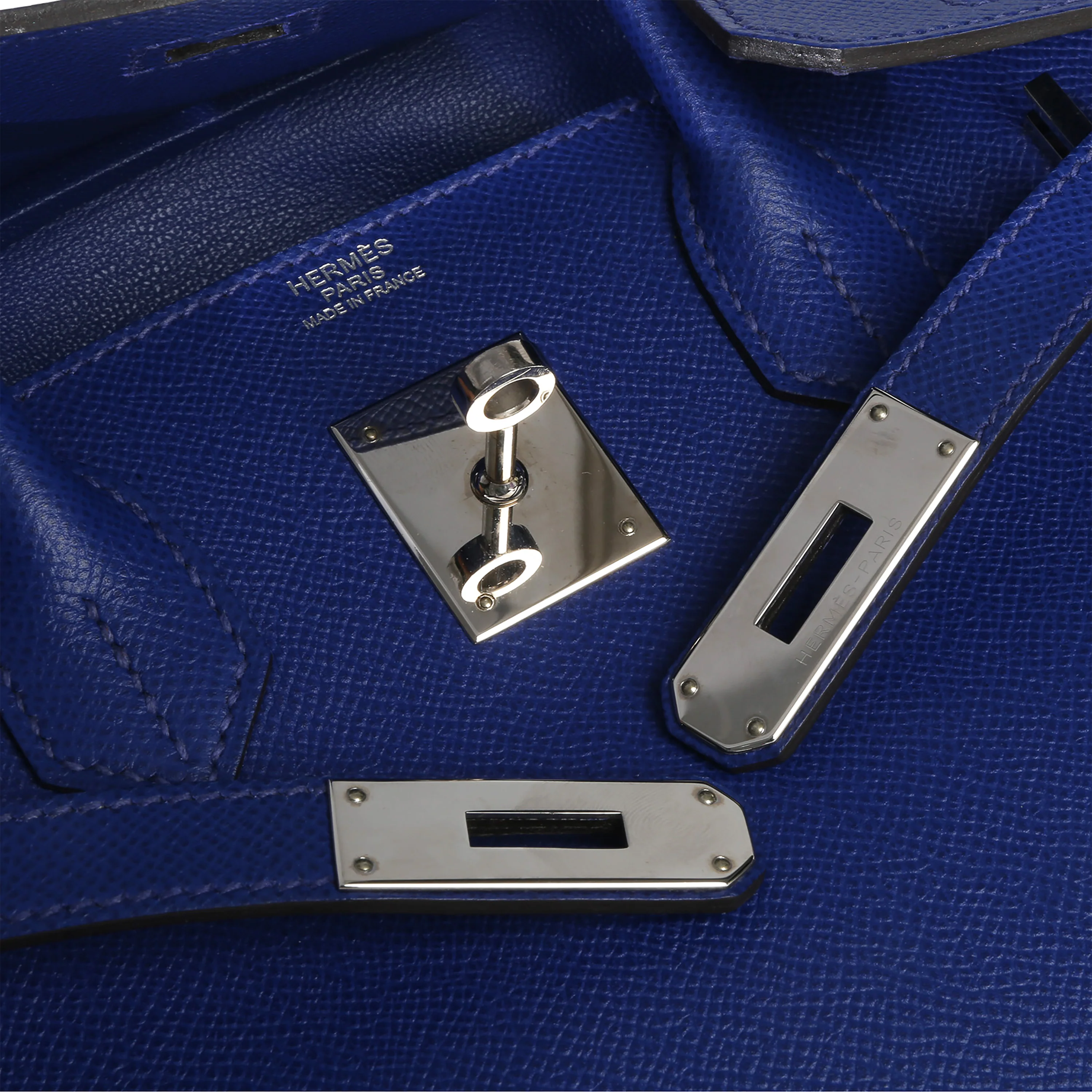 Bleu Electrique Epsom Birkin 30 PHW - Image 8