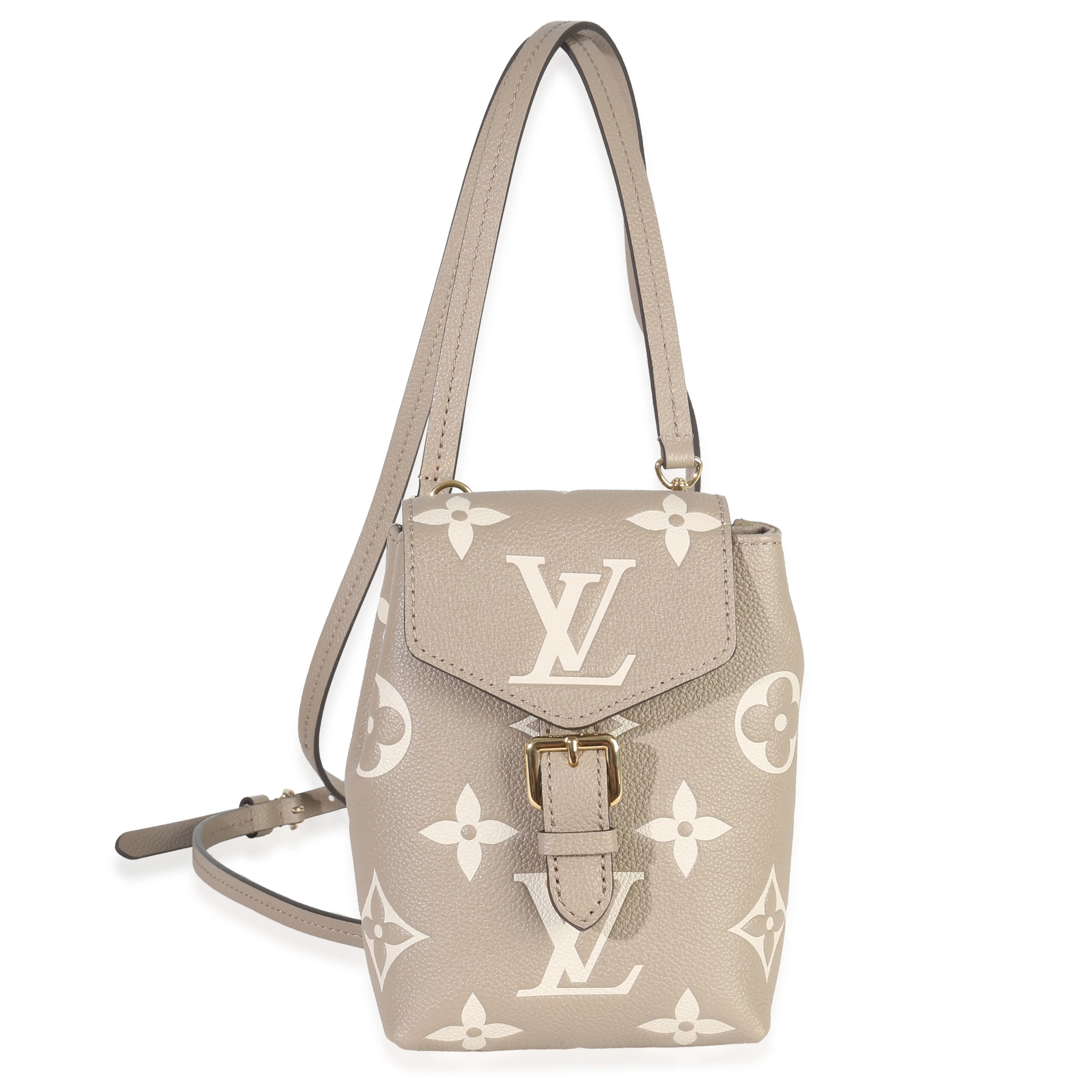 Tourterelle Empreinte Giant Monogram Tiny Backpack