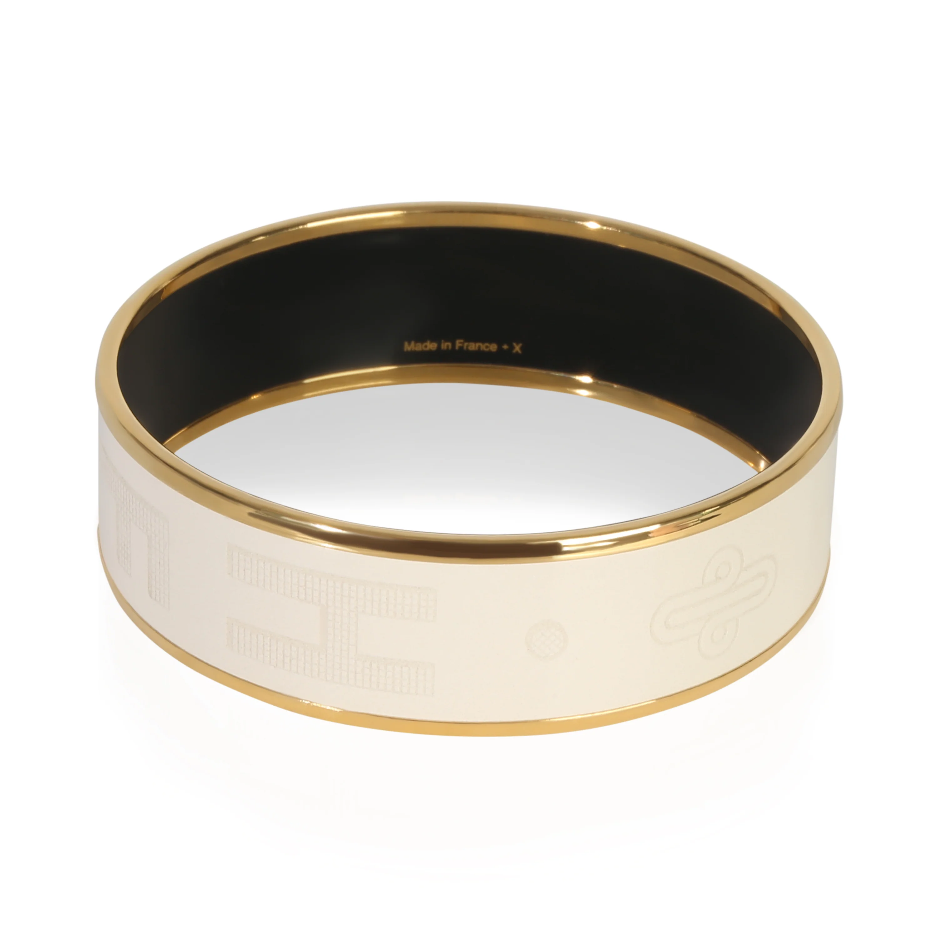 Gold-Plated  Enamel Sellier Bracelet
