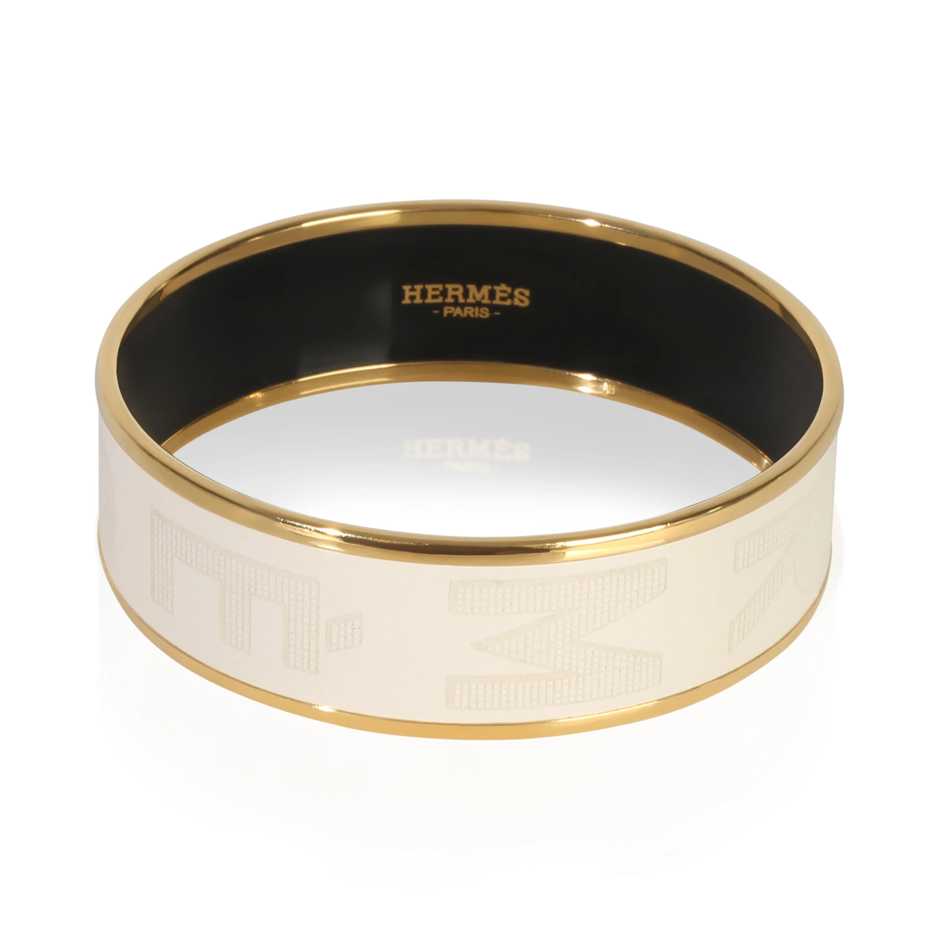 Gold-Plated  Enamel Sellier Bracelet - Image 2