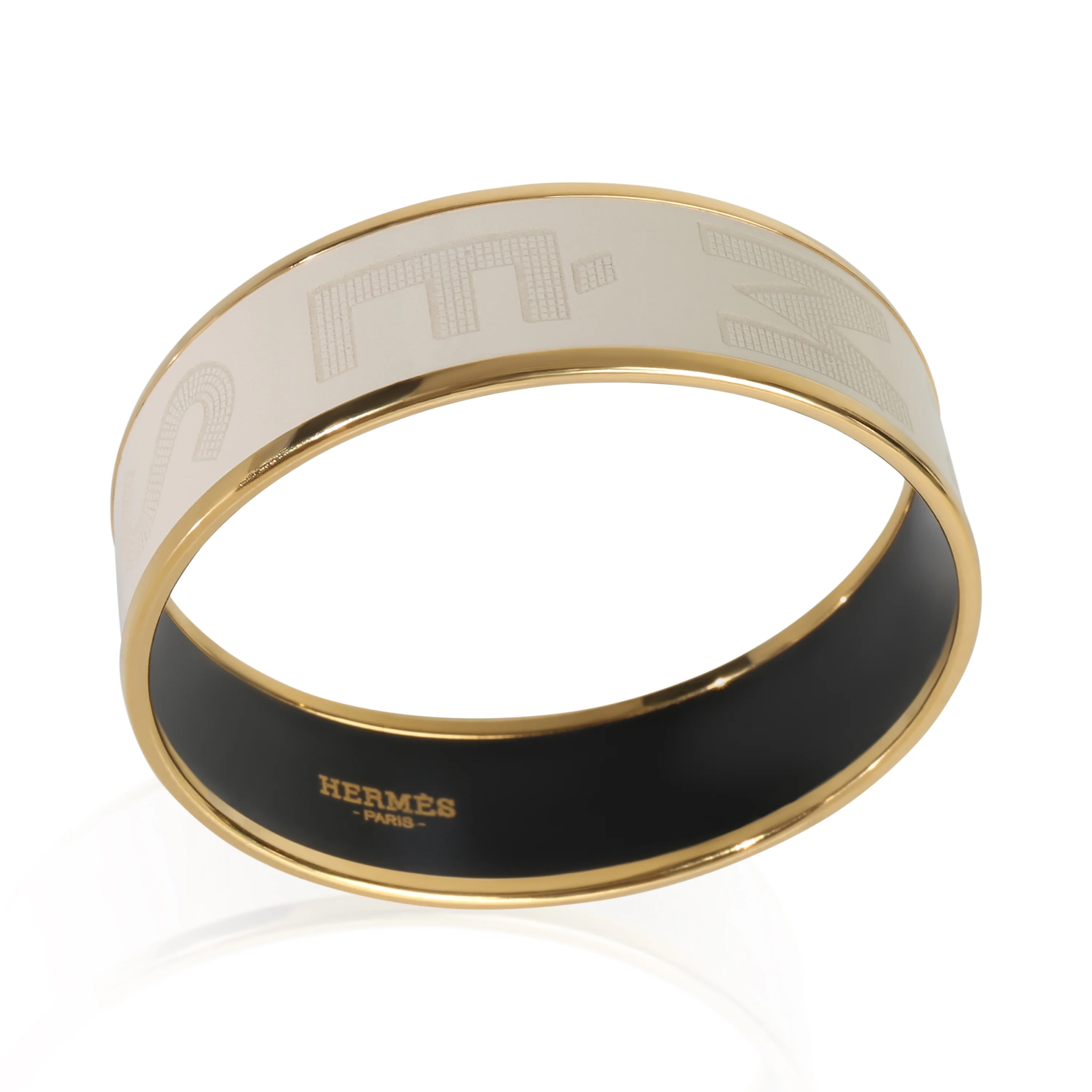 Gold-Plated  Enamel Sellier Bracelet - Image 3