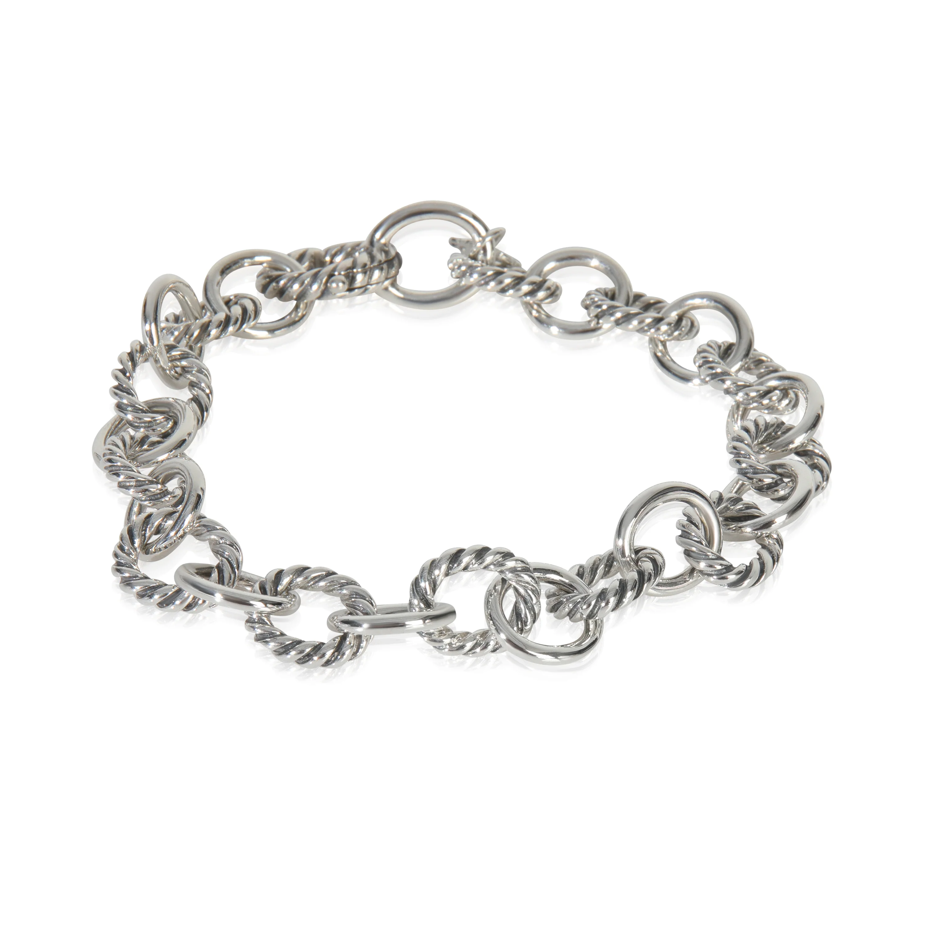 Sterling Silver  Oval Link Bracelet