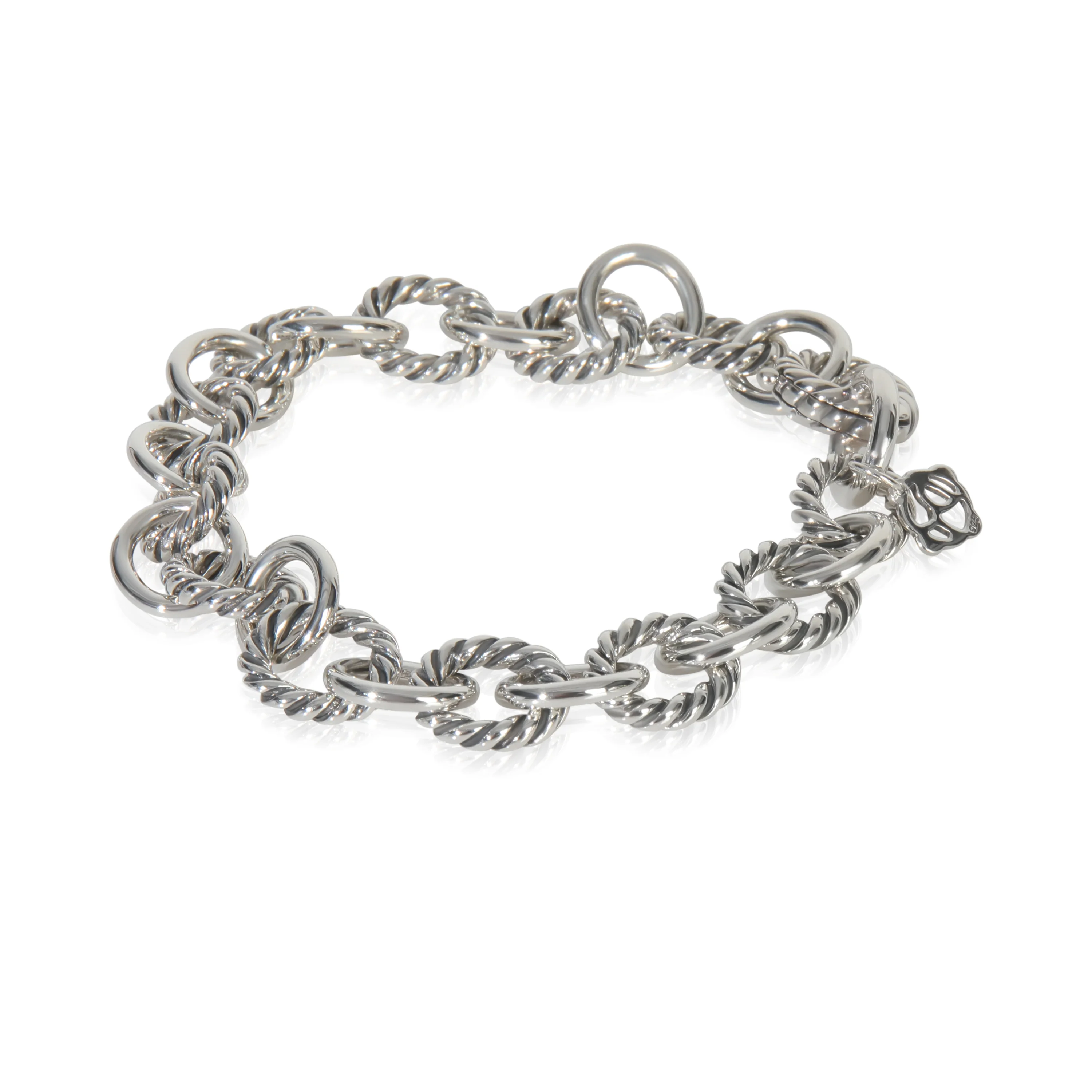 Sterling Silver  Oval Link Bracelet - Image 2