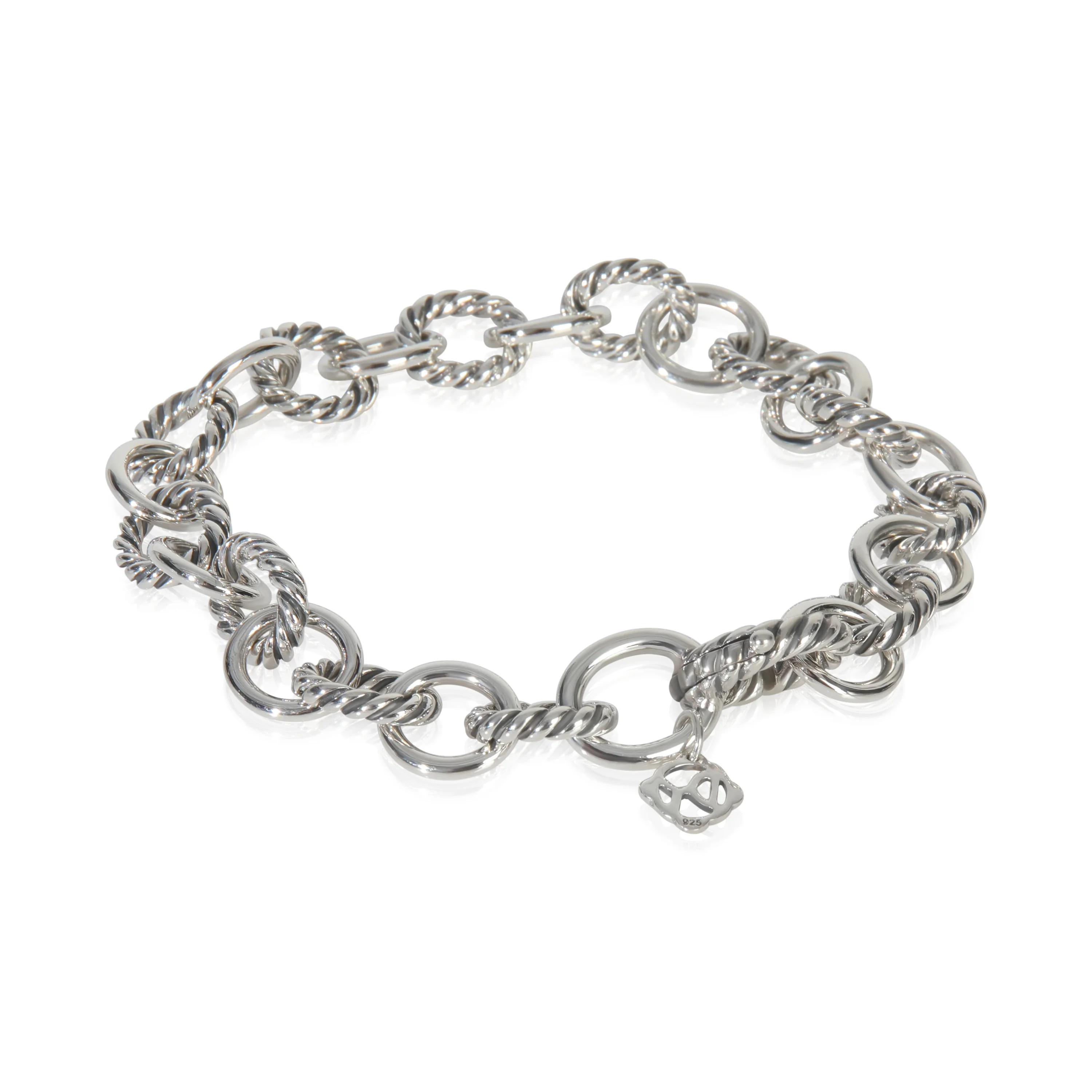 Sterling Silver  Oval Link Bracelet - Image 3