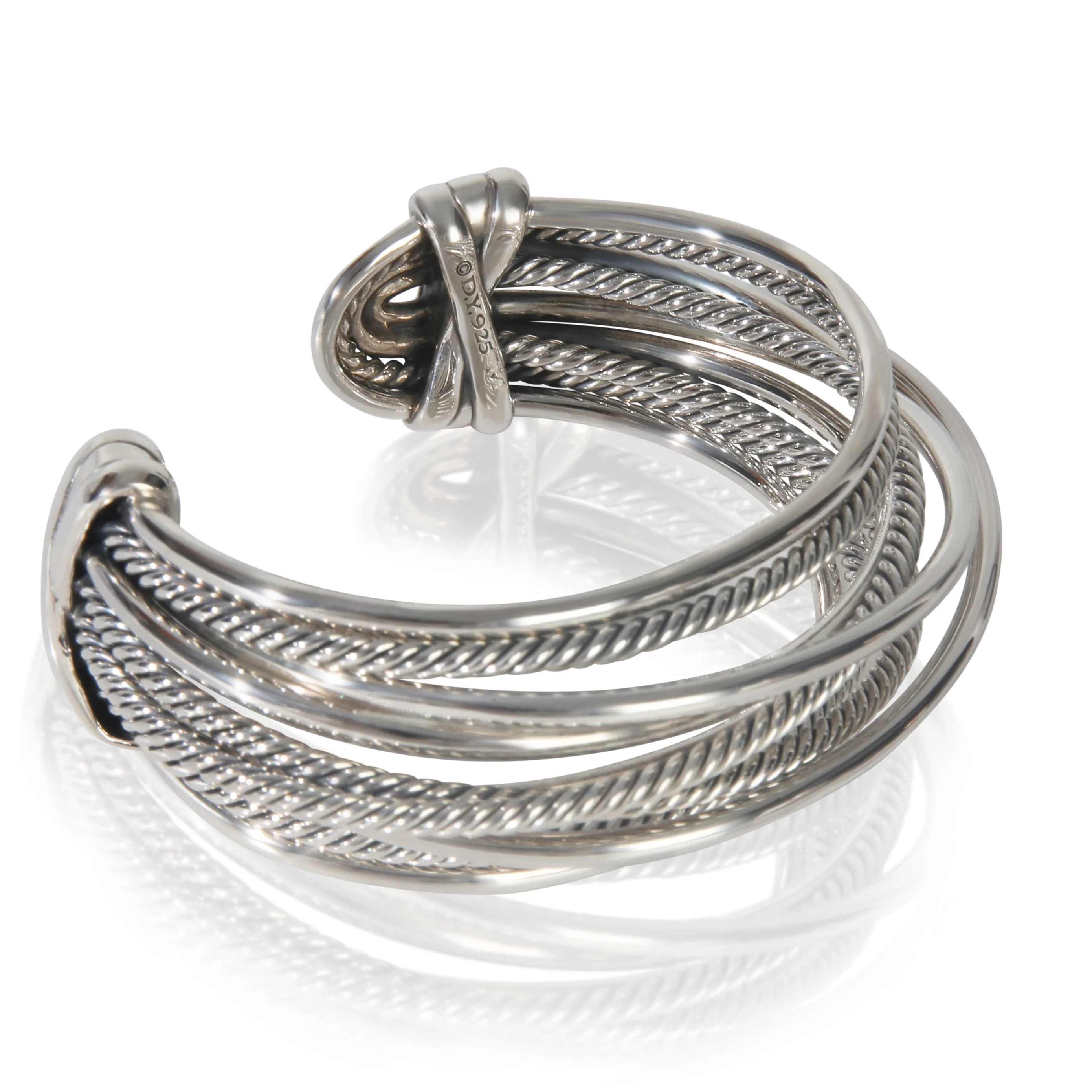 Sterling Silver  Crossover Bracelet - Image 4