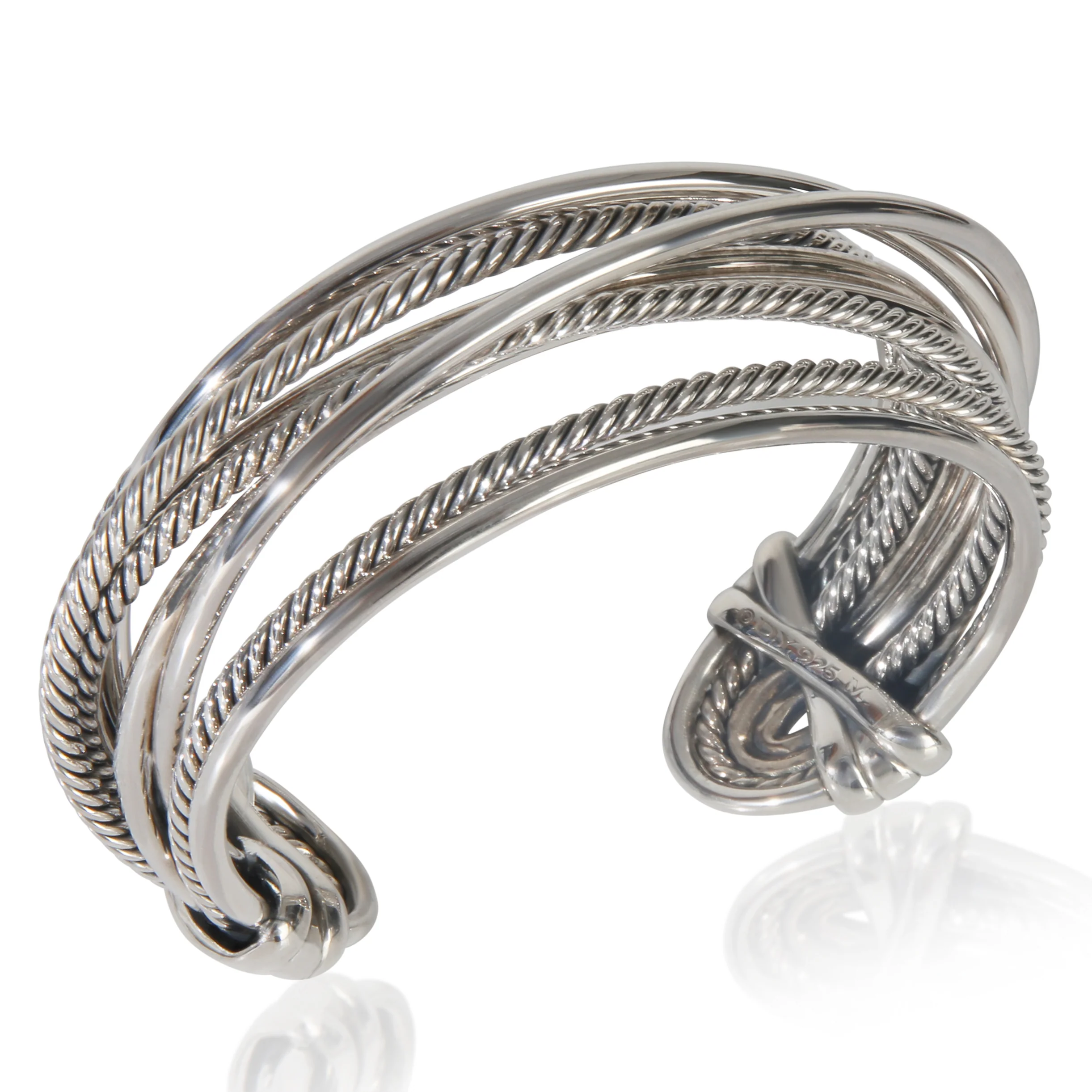 Sterling Silver  Crossover Bracelet - Image 6