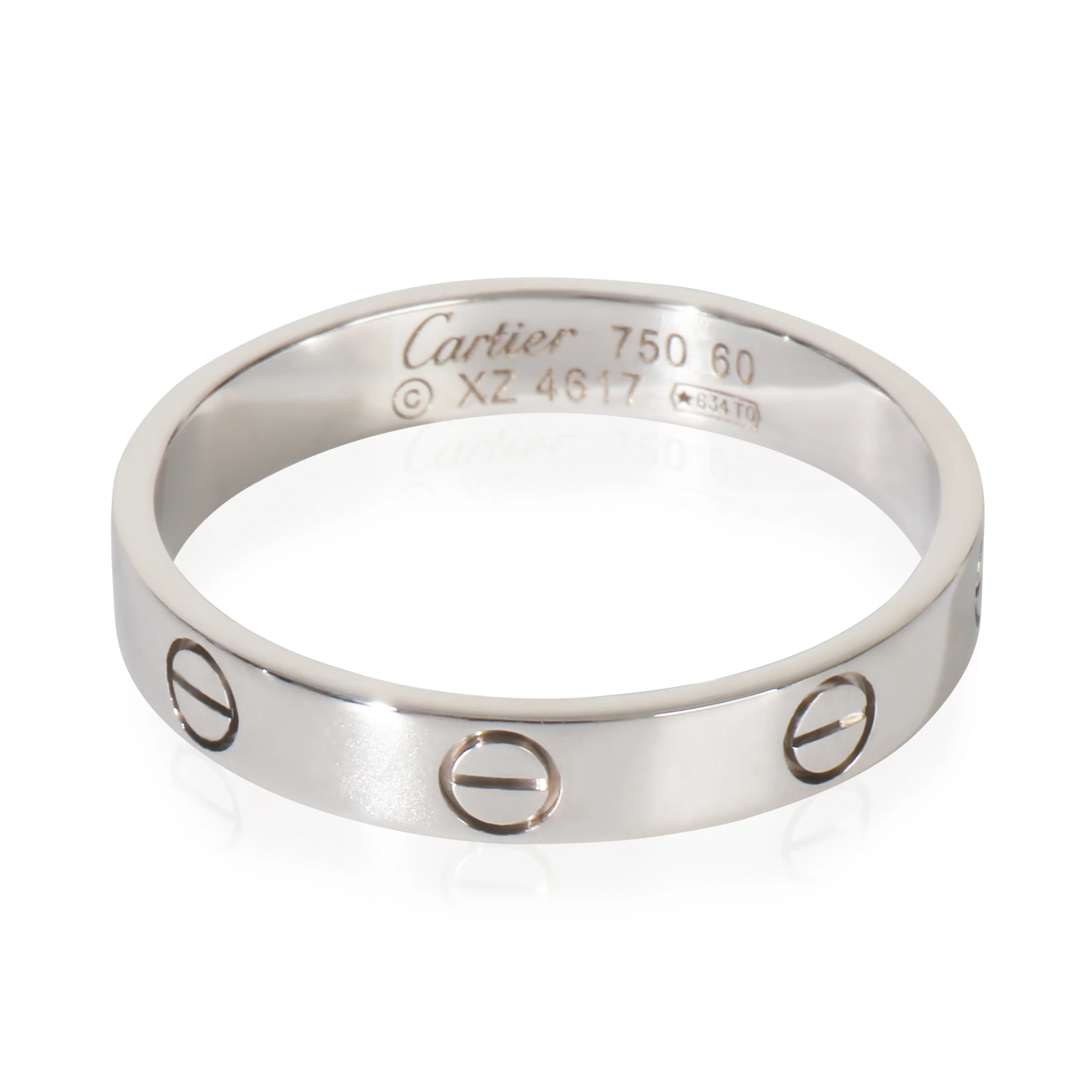 White Gold  Small Model Love Ring