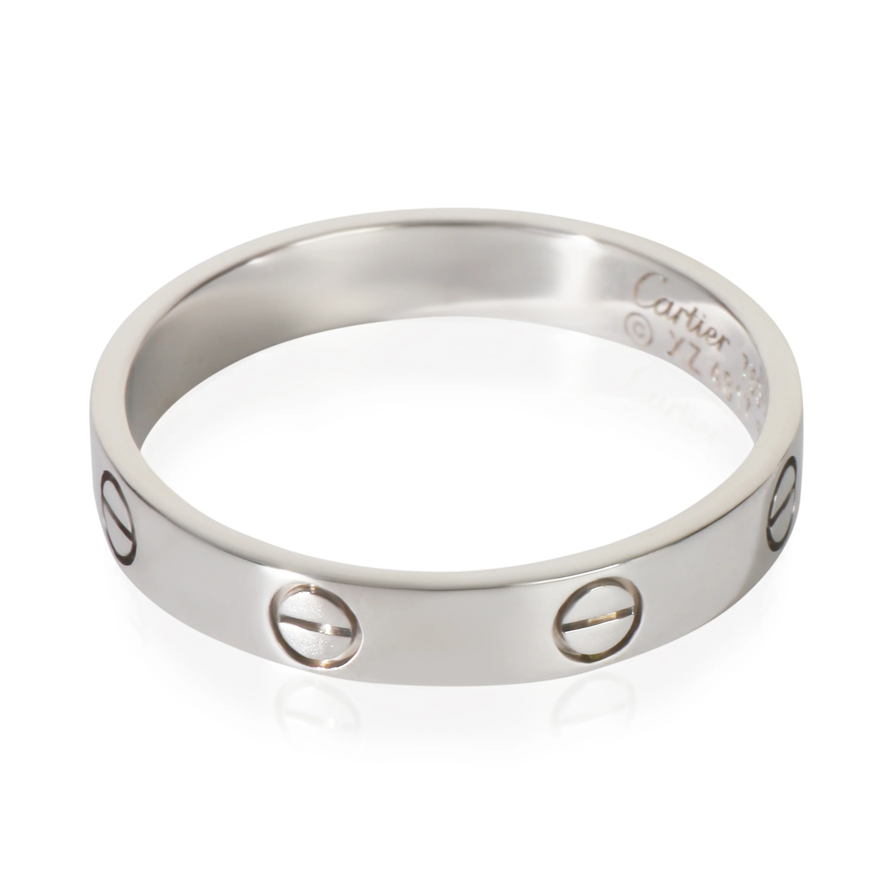 White Gold  Small Model Love Ring - Image 2