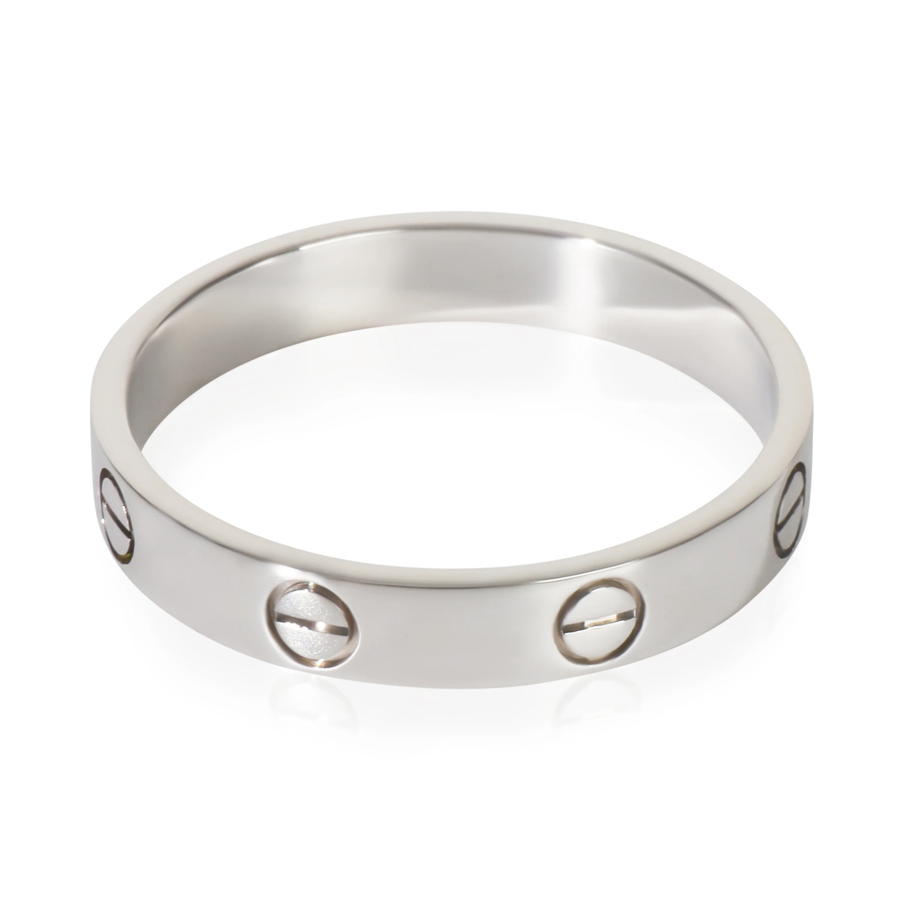 White Gold  Small Model Love Ring - Image 3