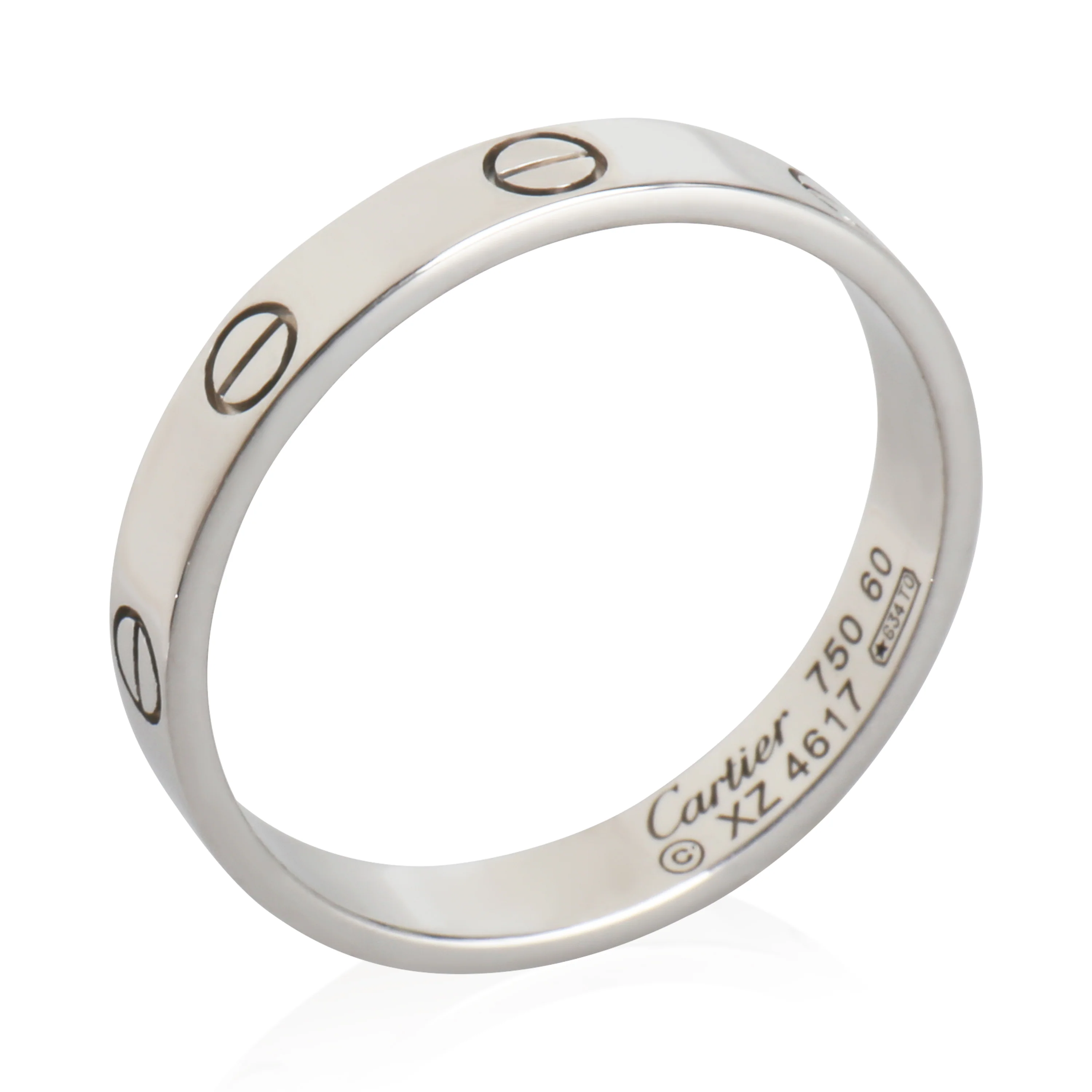White Gold  Small Model Love Ring - Image 6