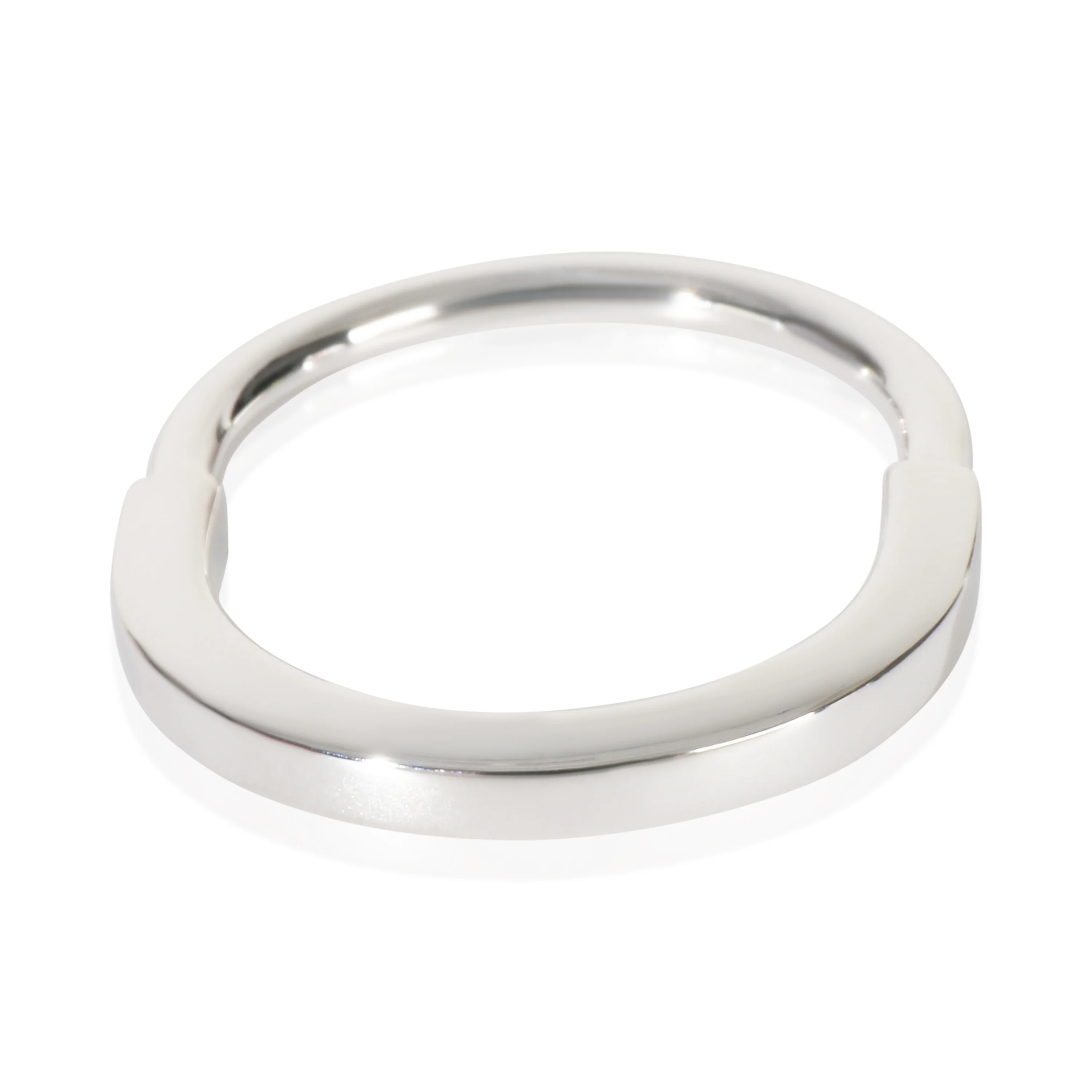 White Gold Lock Ring
