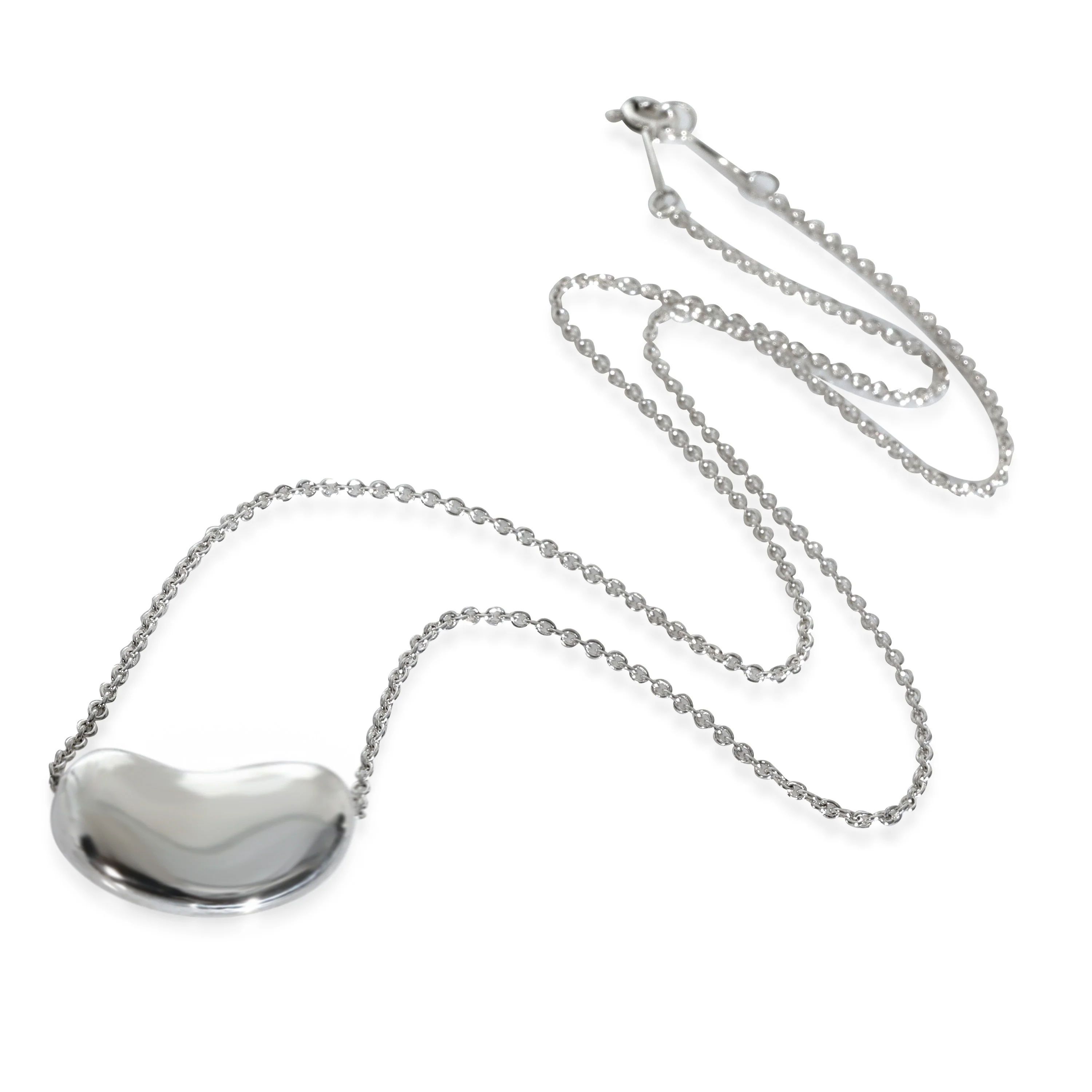 Sterling Silver  Elsa Peretti Bean Pendant - Image 2