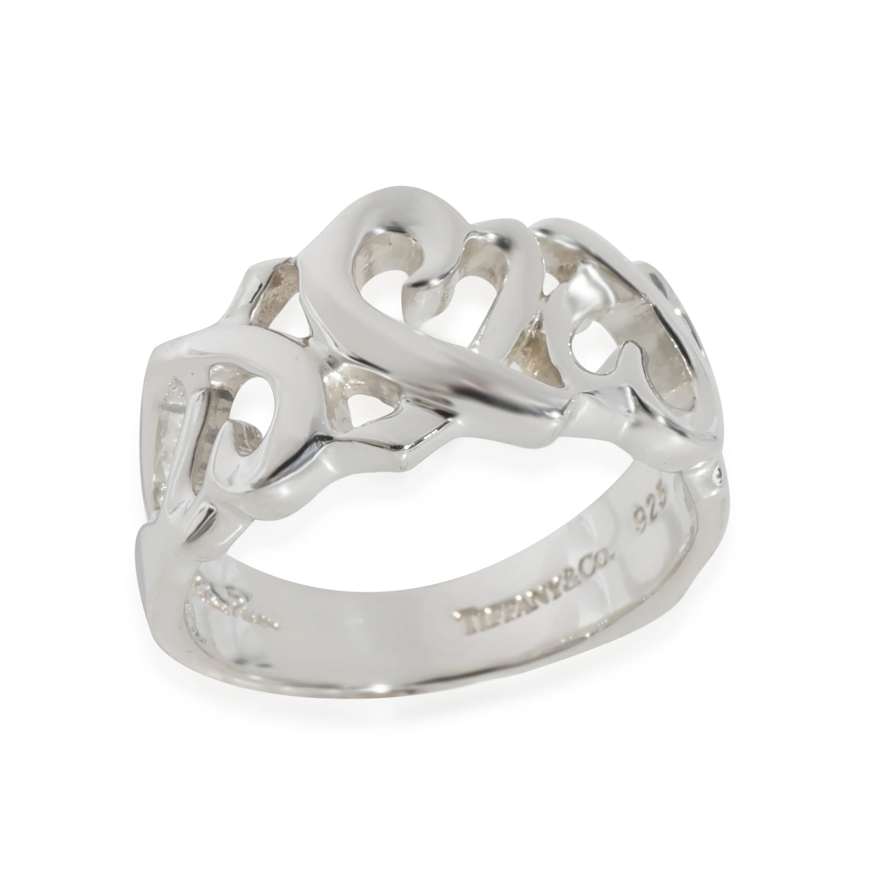 Sterling Silver  Paloma Picasso Loving Heart Ring - Image 4