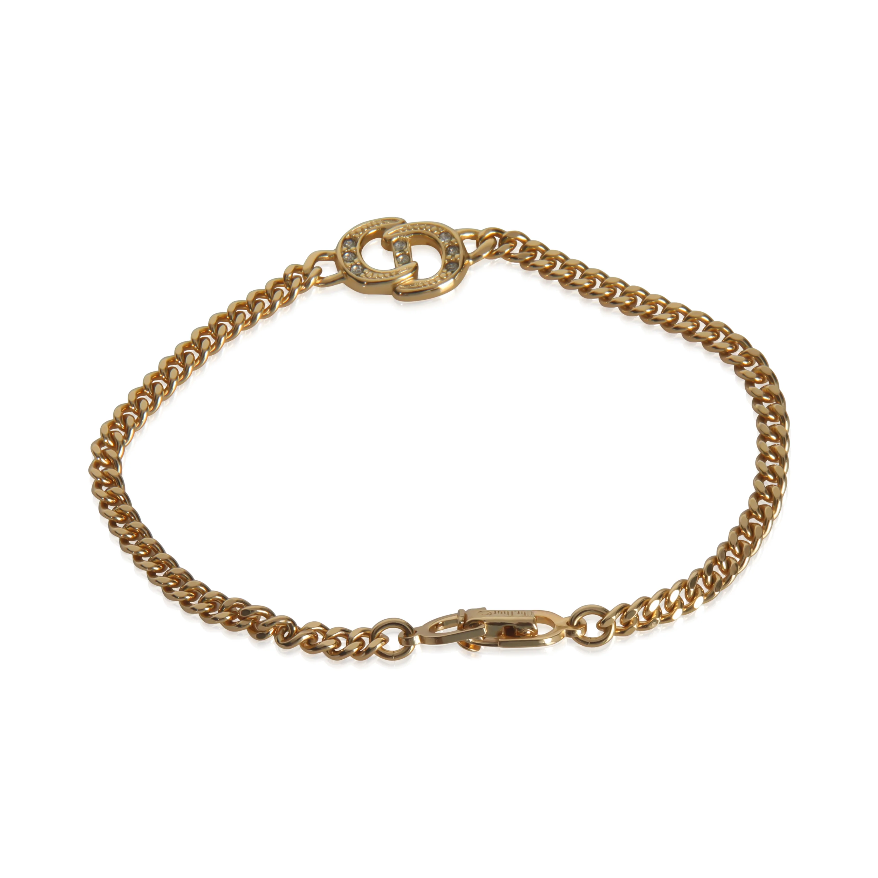 Gold-Plated Crstyal CD Bracelet - Image 3