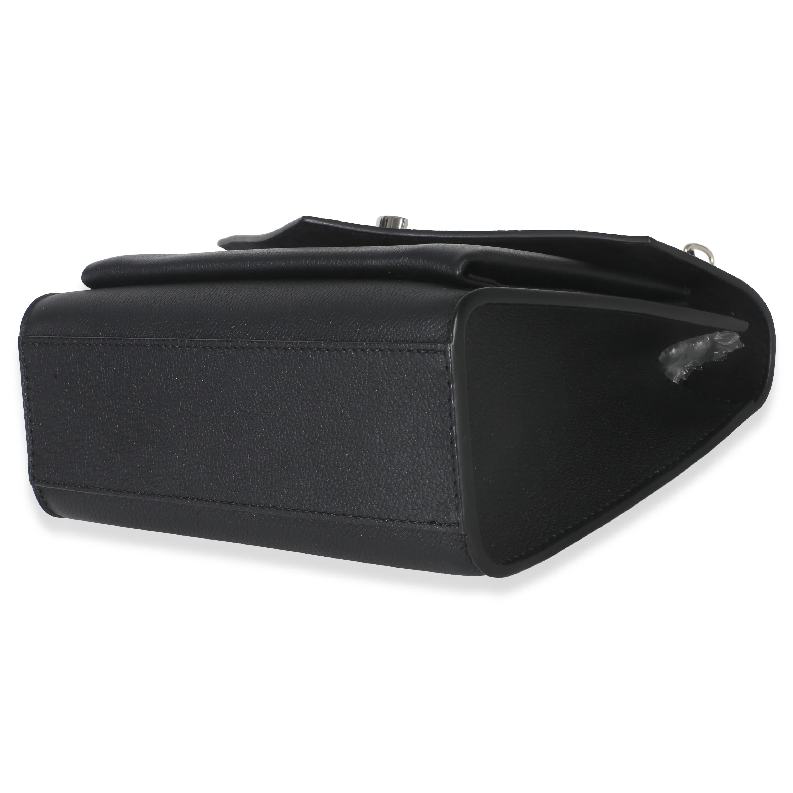 Black Soft Calfskin Mylockme Chain Bag BB - Image 6