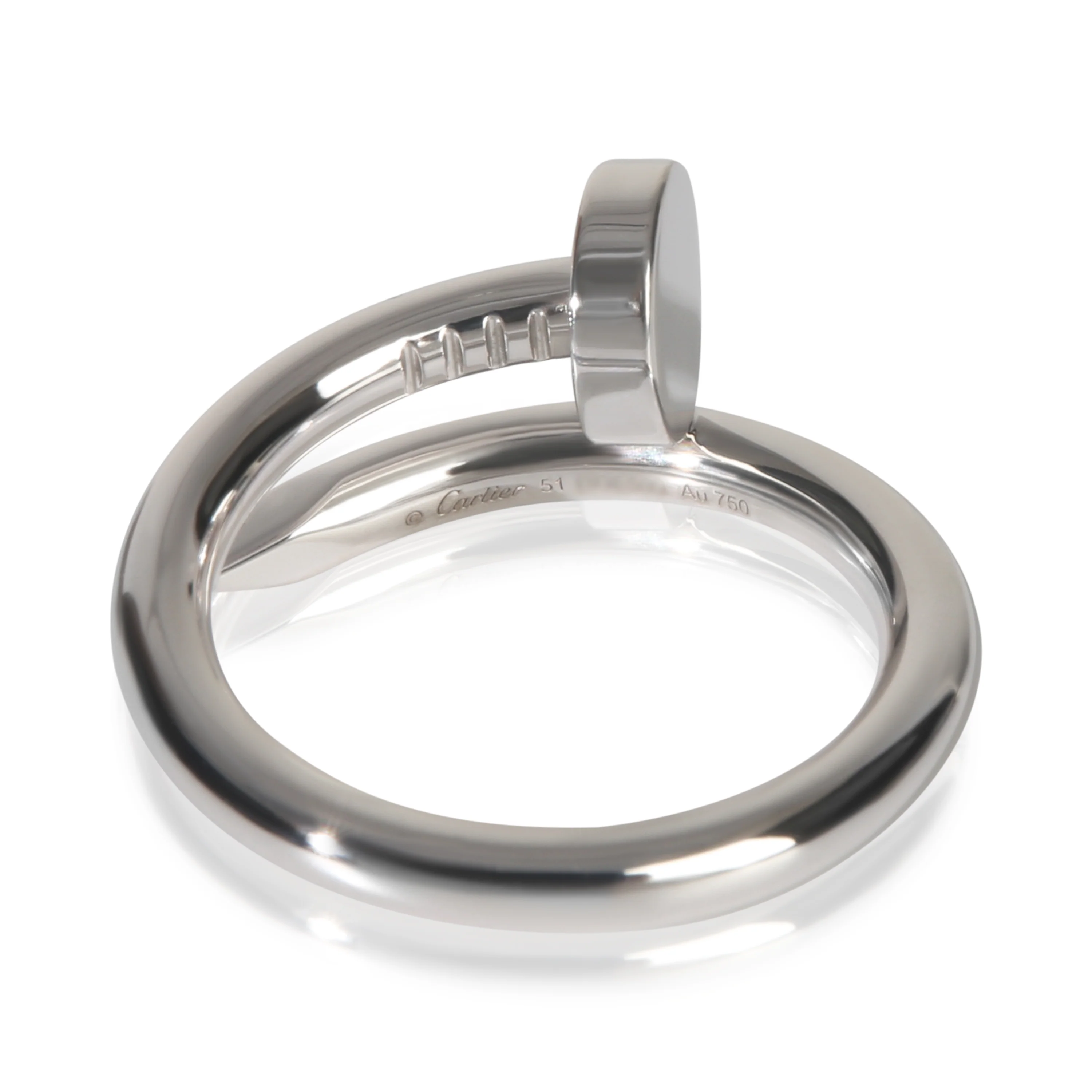 White Gold Juste Un Clou Ring - Image 3