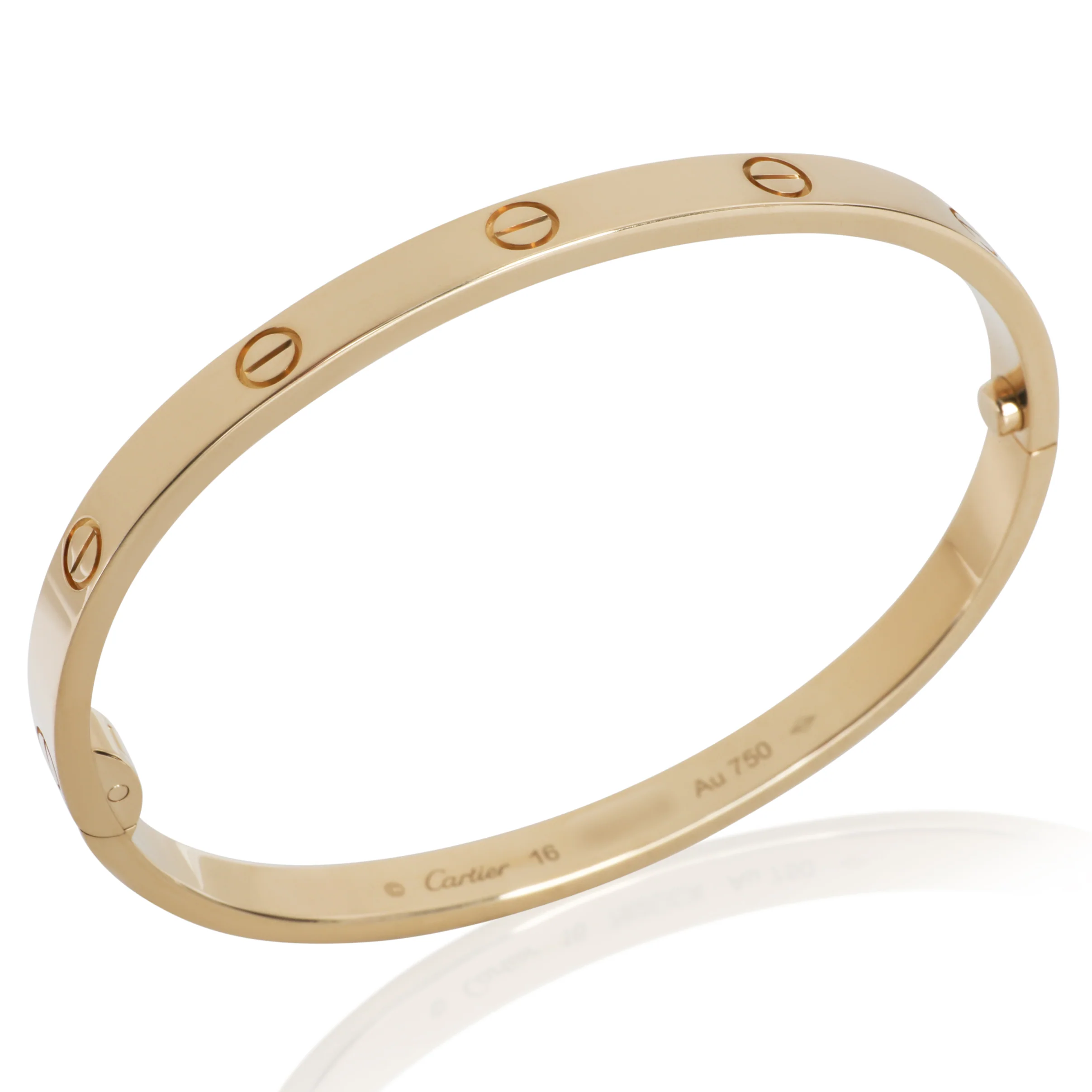 Yellow Gold Medium Model Love Bracelet - Image 4