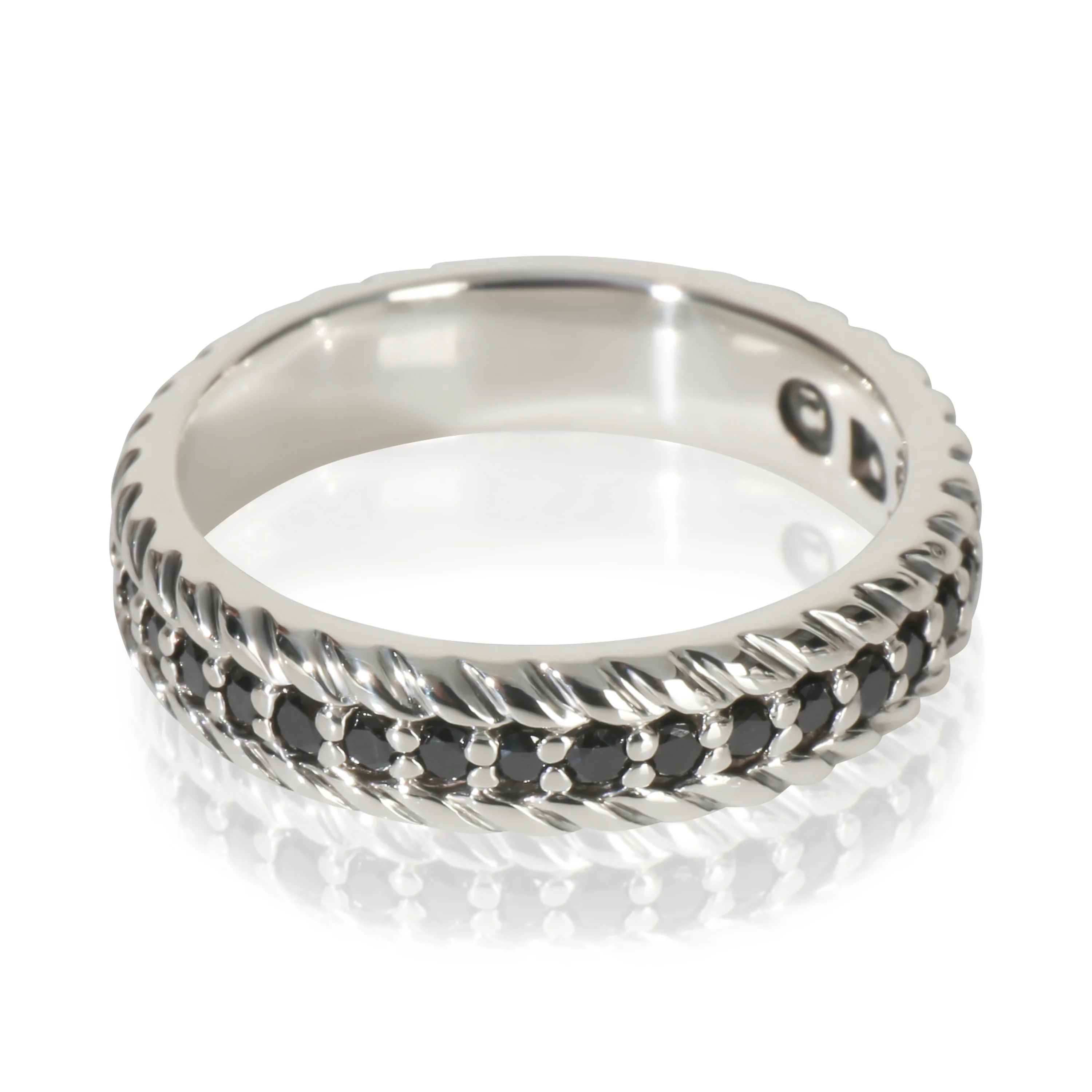 Sterling Silver  Cable Band - Image 2