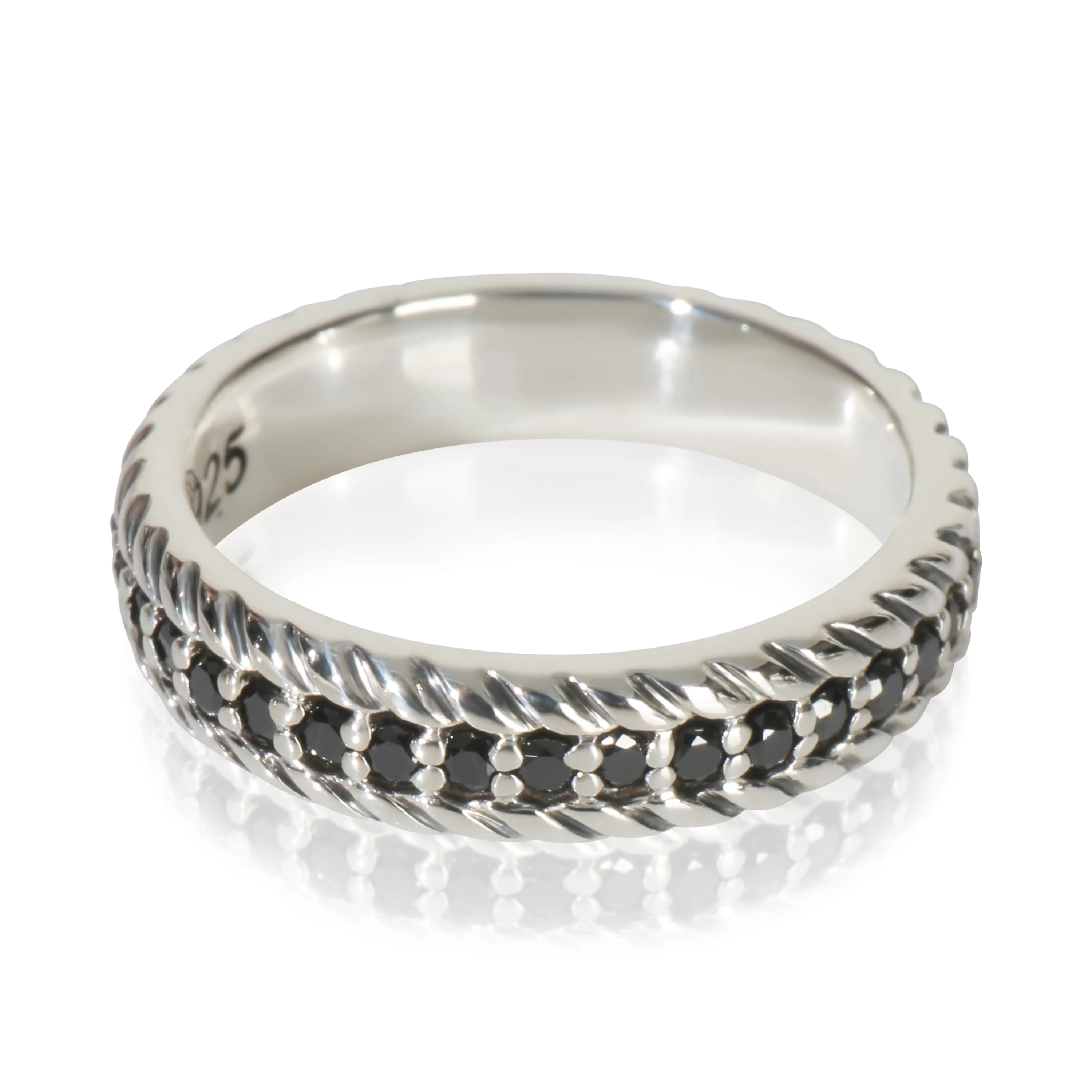Sterling Silver  Cable Band - Image 3
