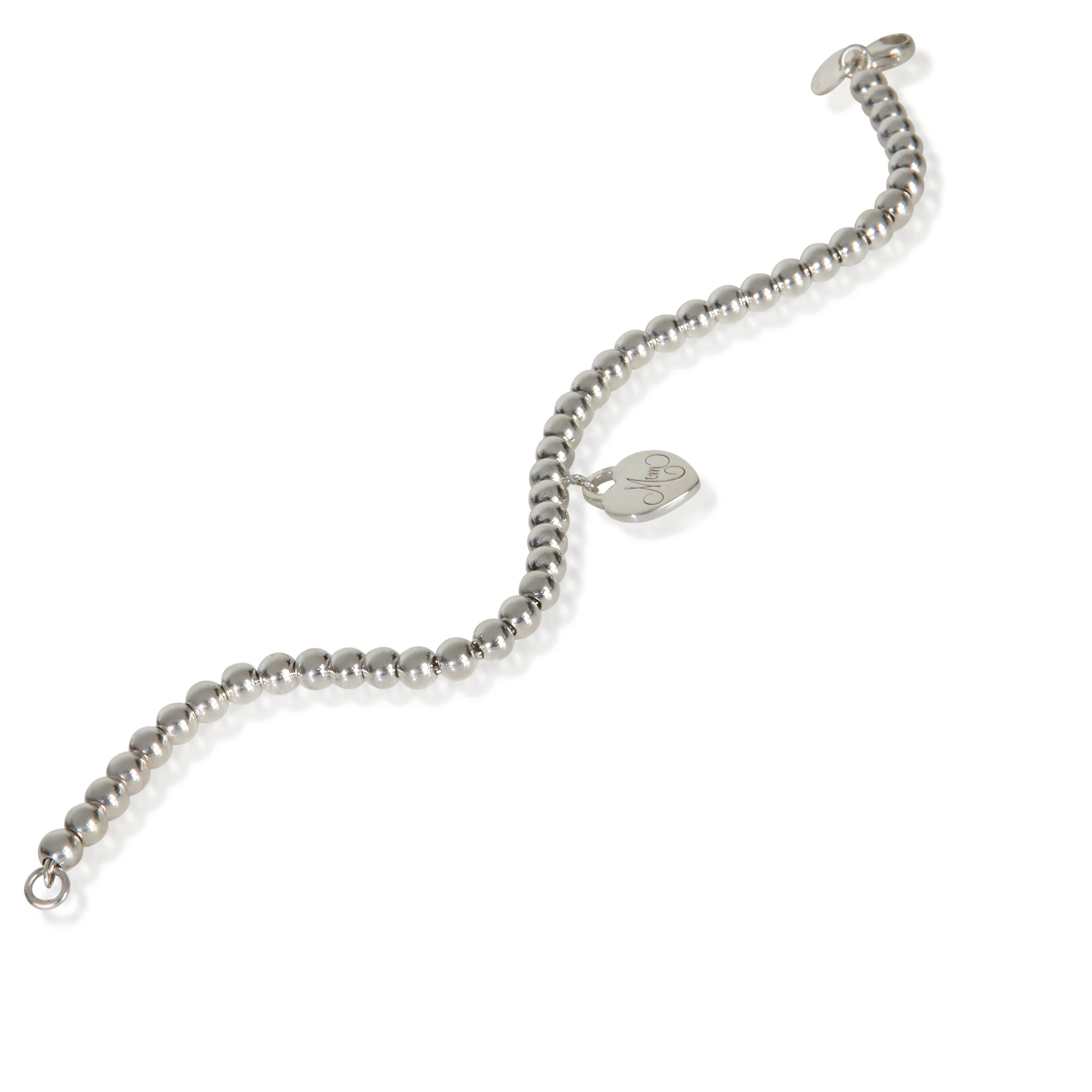 Sterling Silver Mom Charm Bracelet - Image 3