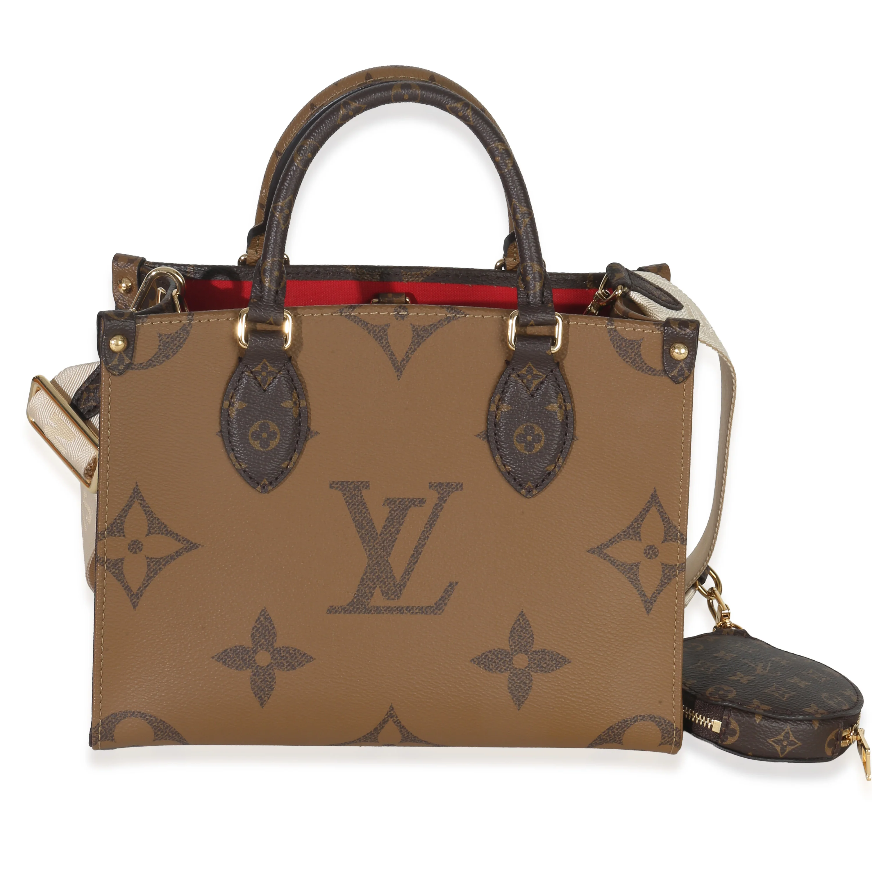 Reverse Monogram Giant Canvas Onthego PM