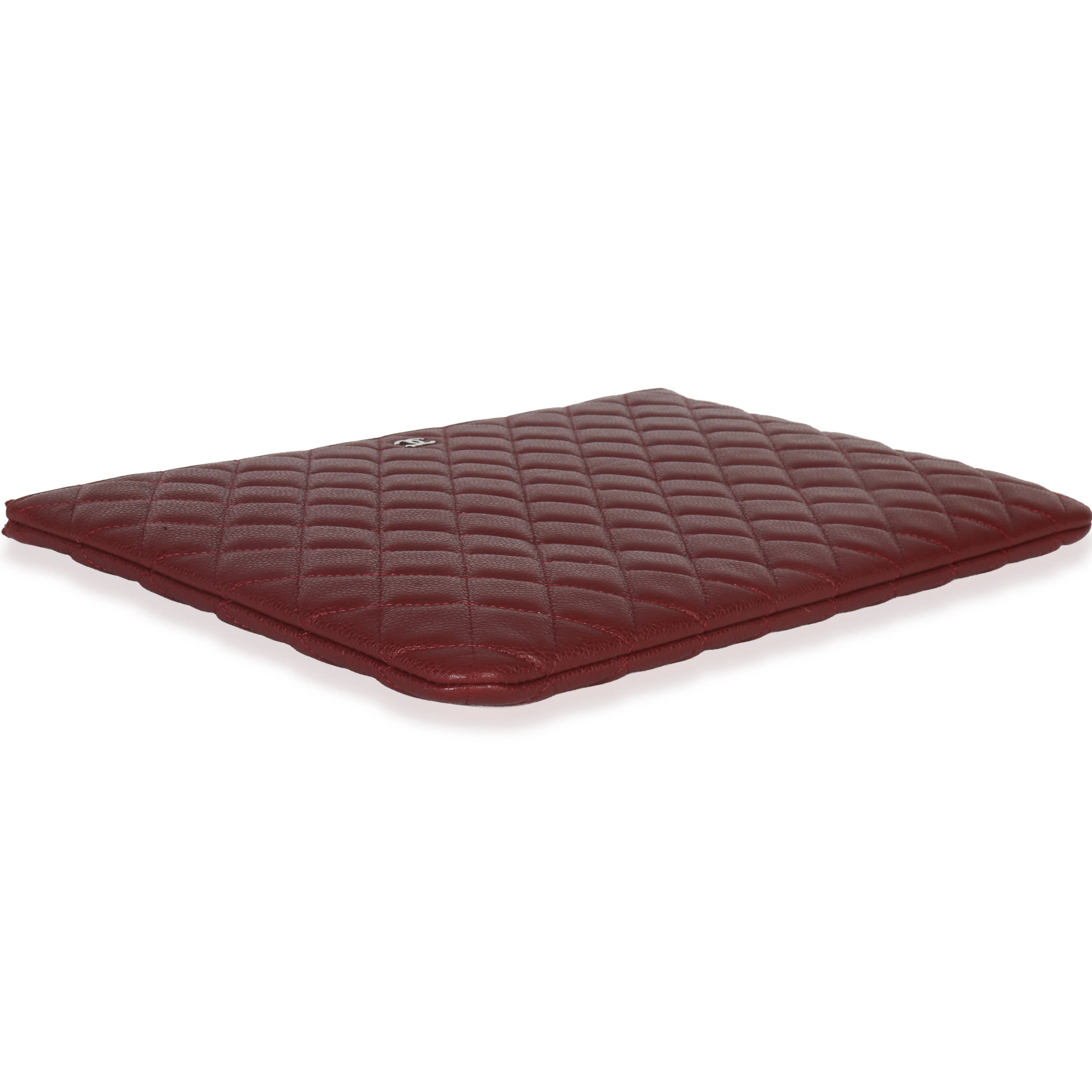 Red Quilted Caviar Large Classic O-Case - Image 6