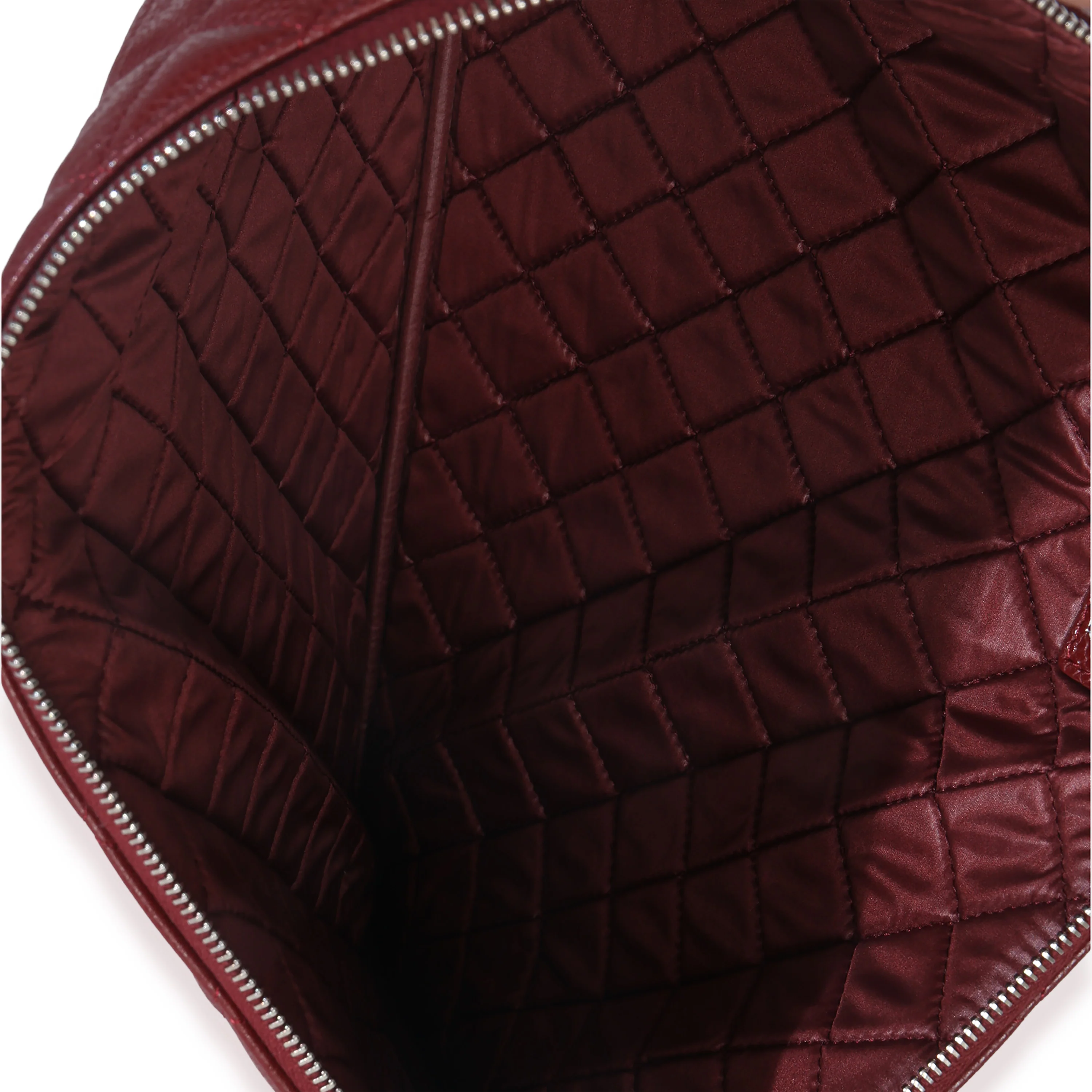 Red Quilted Caviar Large Classic O-Case - Image 8