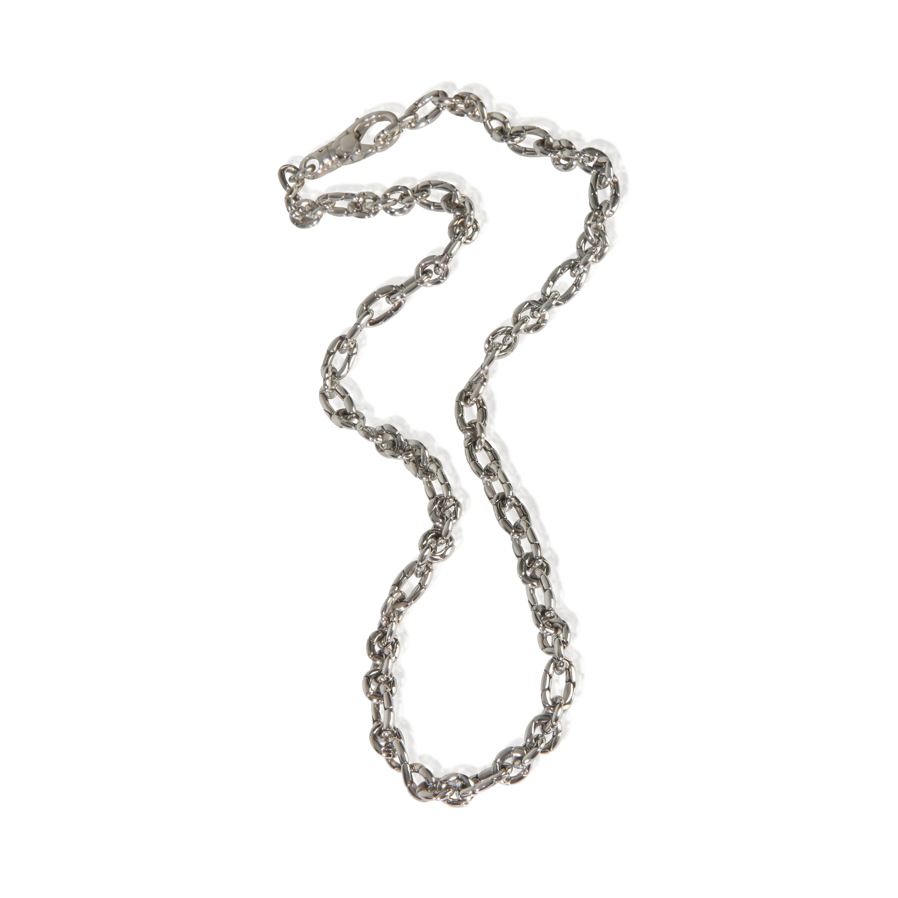 Sterling Silver  Kali Twisted Link Necklace - Image 3