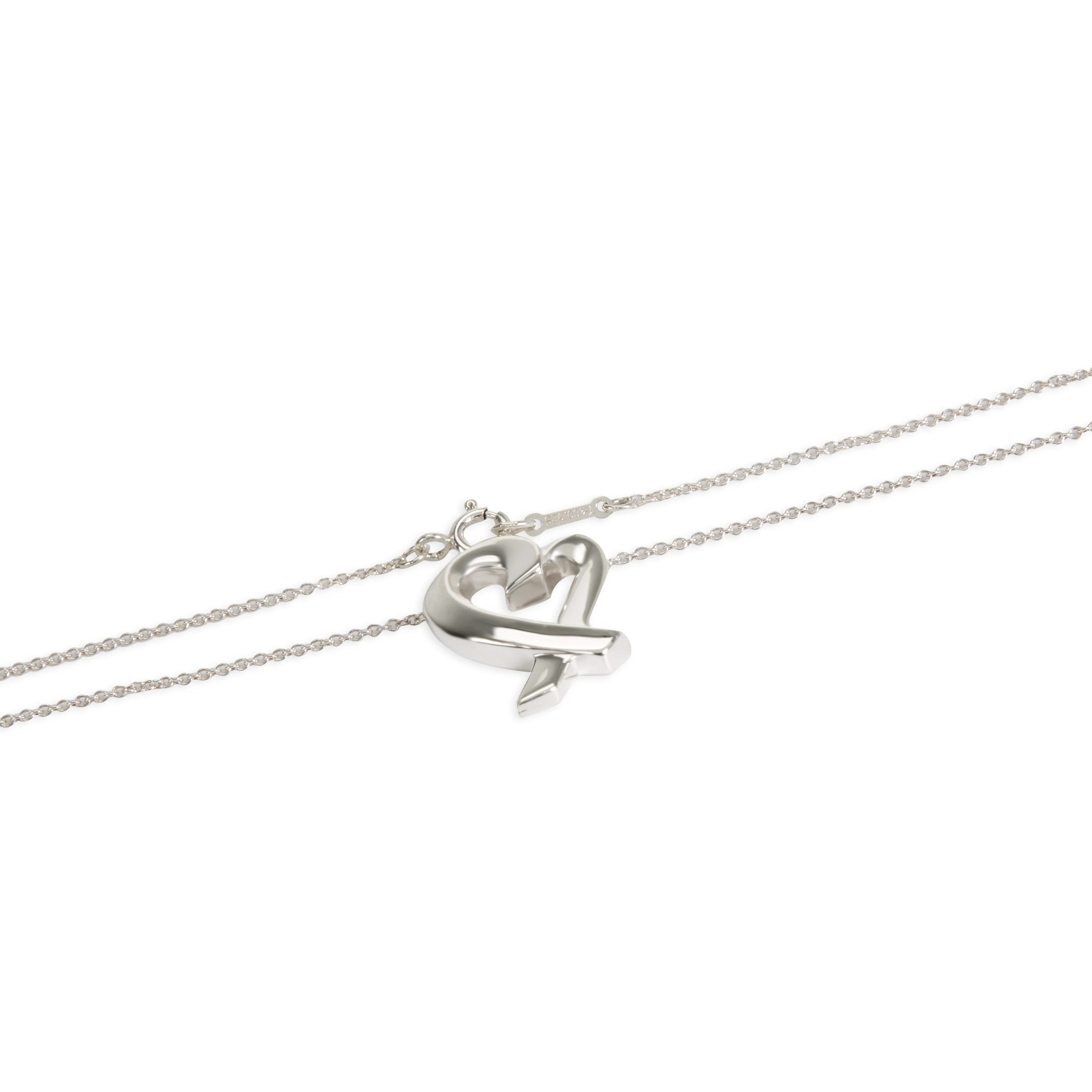 Sterling Silver Paloma Picasso Small Loving Heart Pendant - Image 3