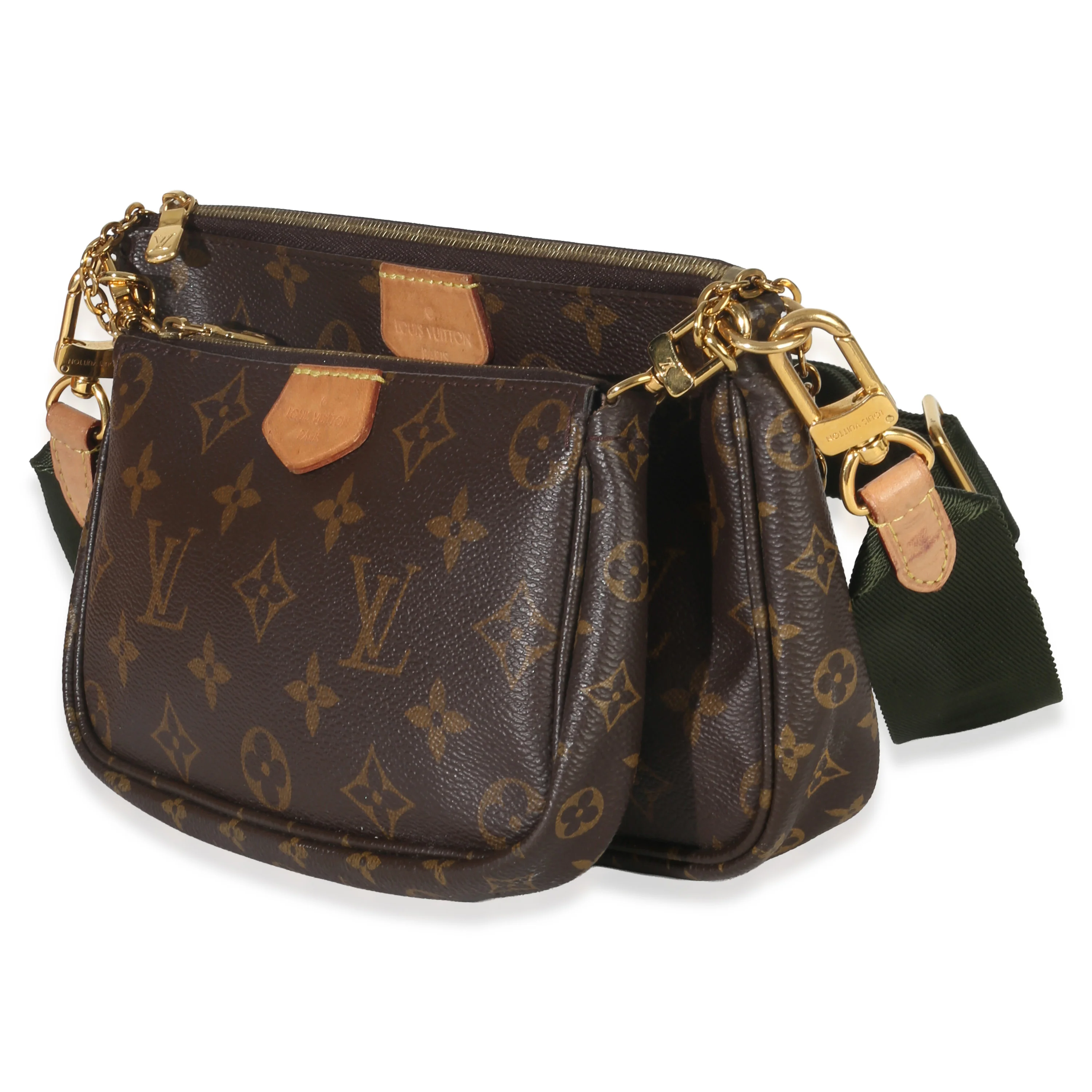 Kaki Monogram Canvas Multi Pochette Accessoires - Image 2