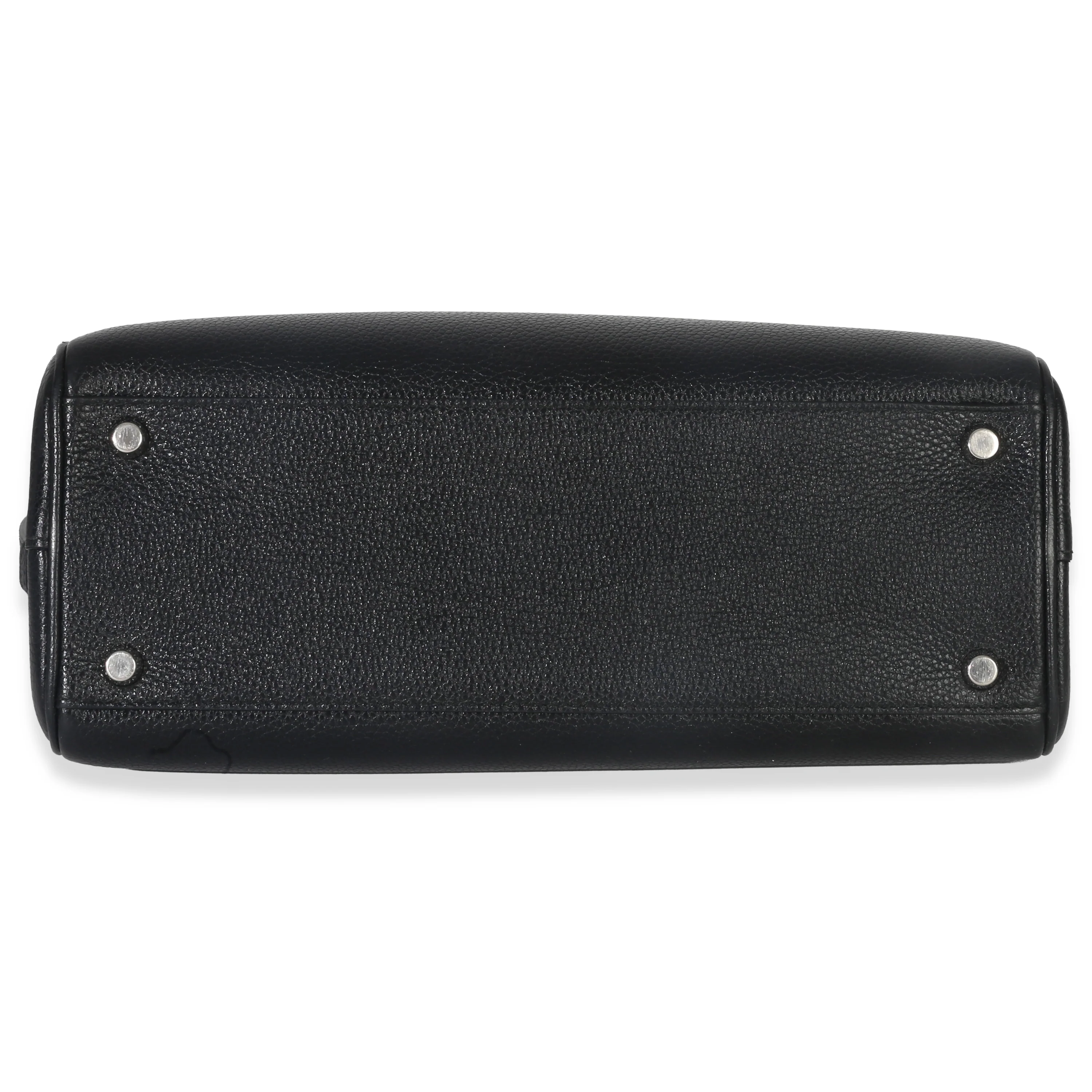 Black Calfskin Medium Zumi Top Handle Tote - Image 5